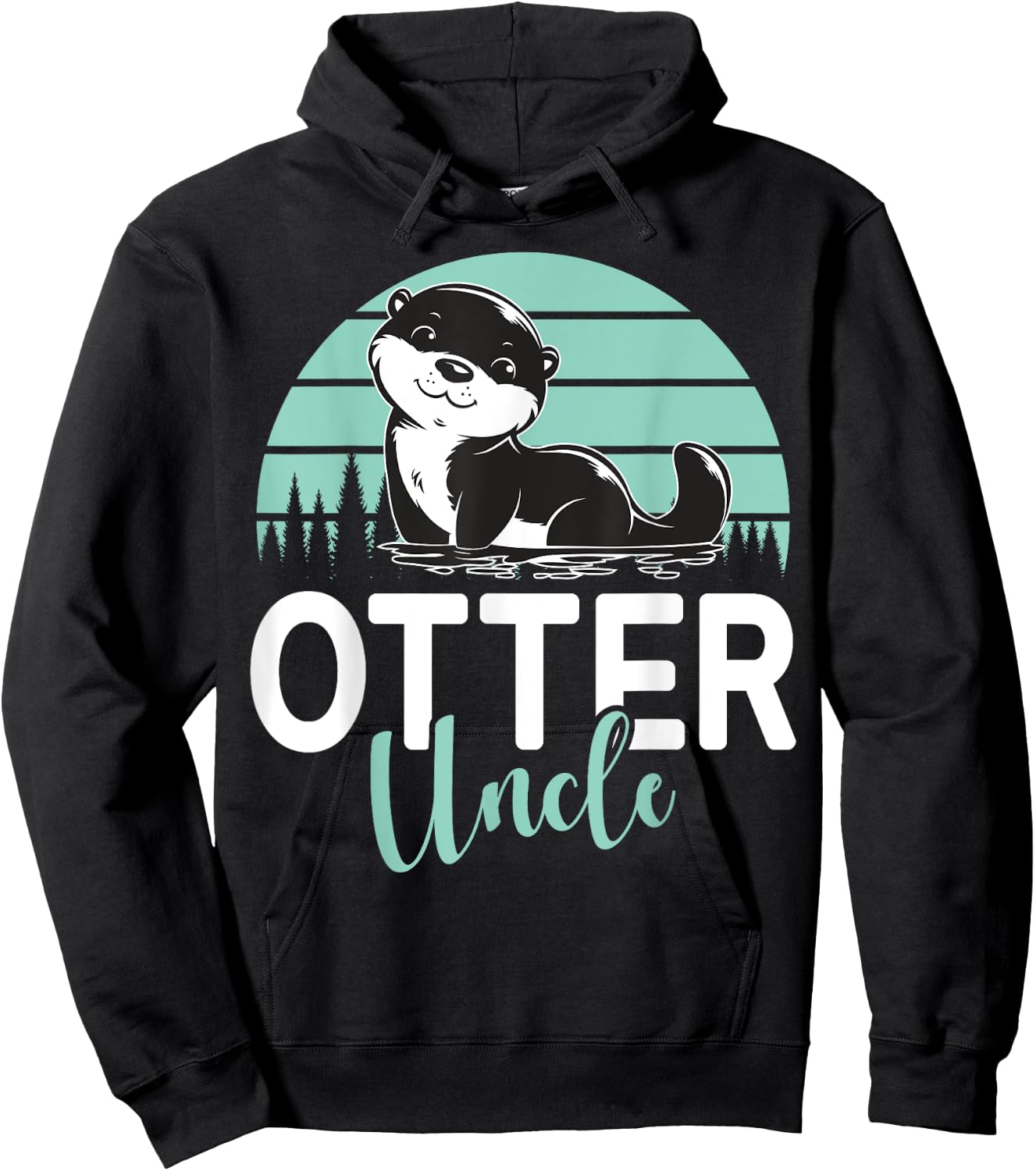 Otter Uncle Otter Hoodie - Hoodie | Black