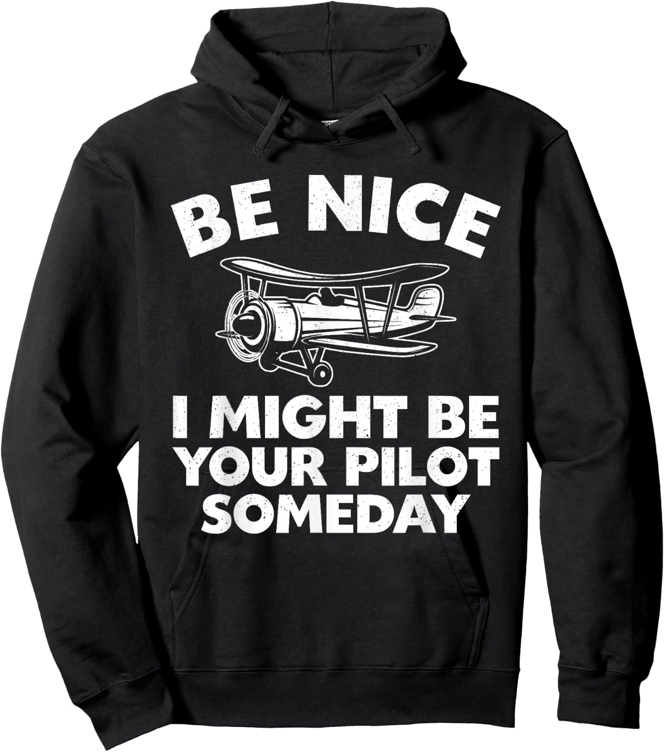 Funny Pilot Design Women Aviation Airplane Pilot Hoodie - Hoodie | Black