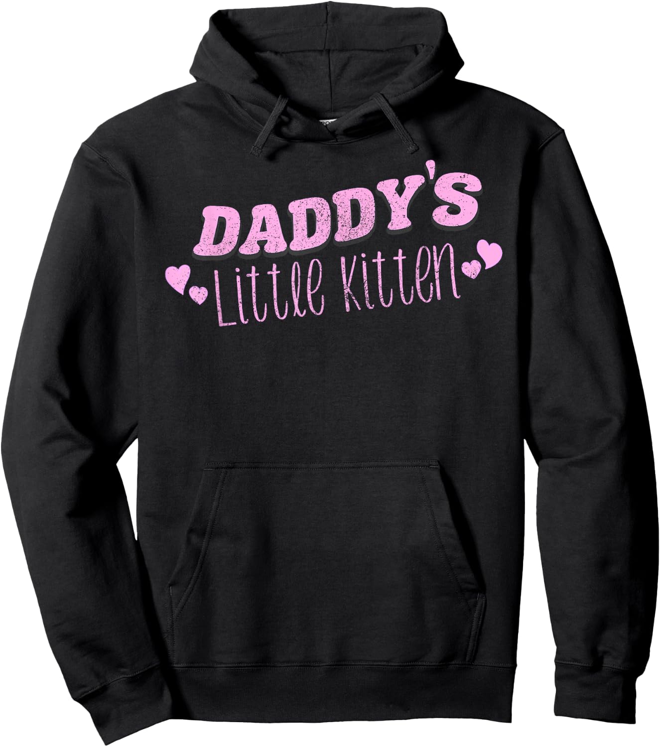 Daddy's Little Kitten DDLG Kinky BDSM Sex Dom Cat Play Neko Hoodie - Hoodie | Black