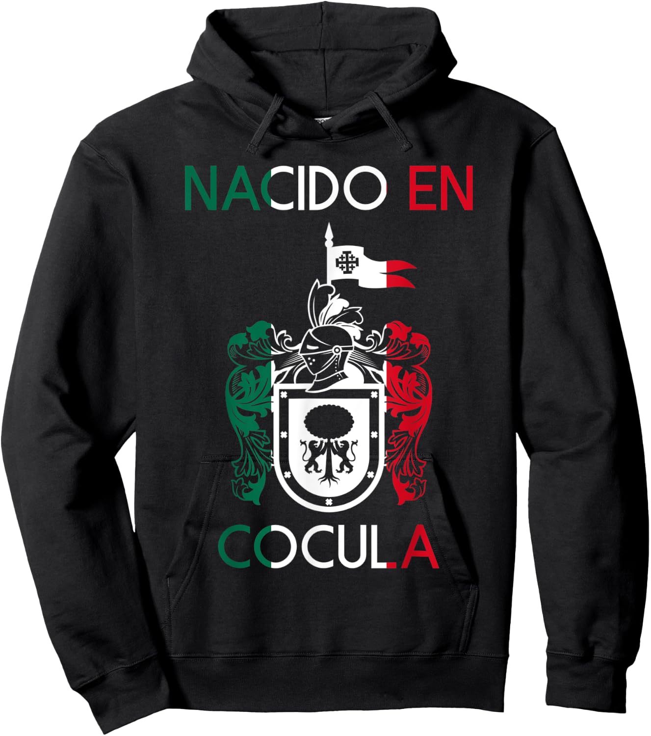 Cocula Jalisco Estado De Mexico Escudo Eagle Aguila Hoodie - Hoodie | Black