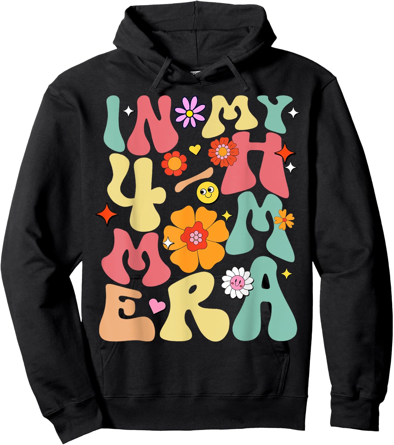 In My 4-H Mom Era Apparel Hoodie - Hoodie | Black