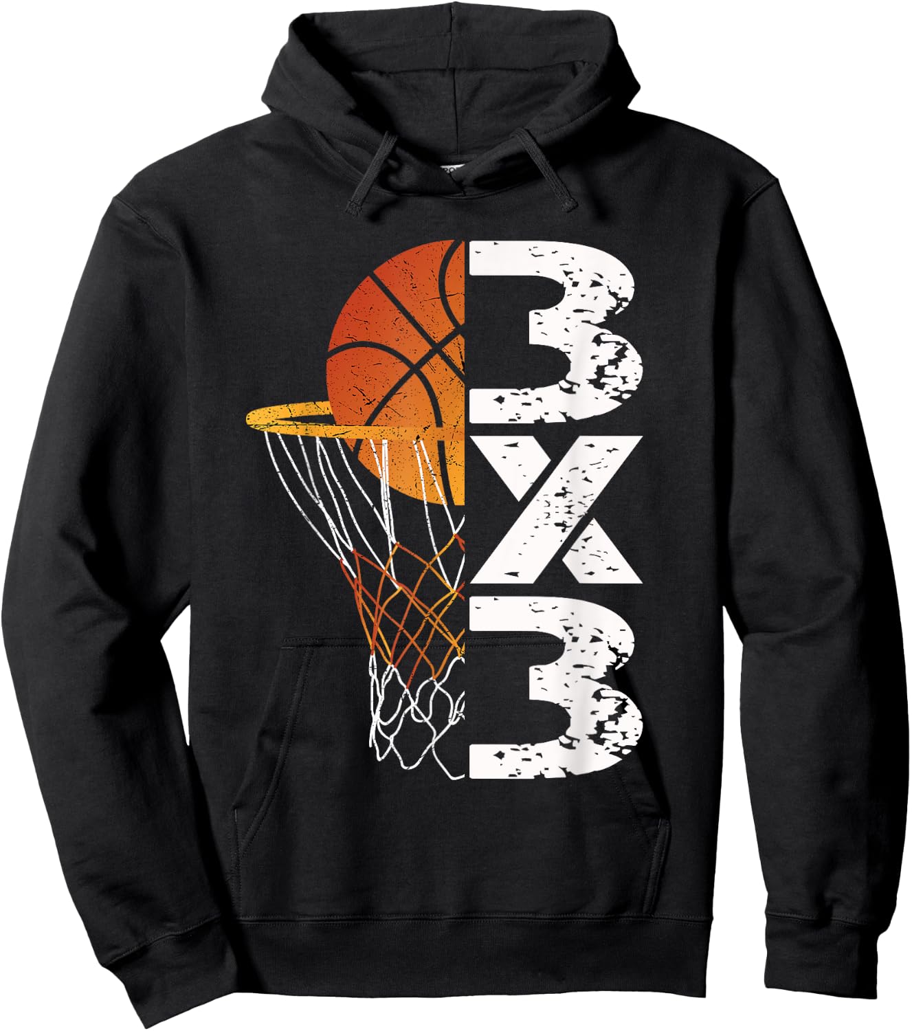 3X3 Basketball Hoodie - Hoodie | Black