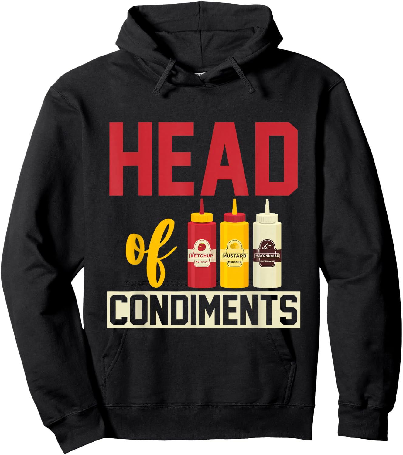 Head Of Condiments BBQ Hoodie - Hoodie | Black