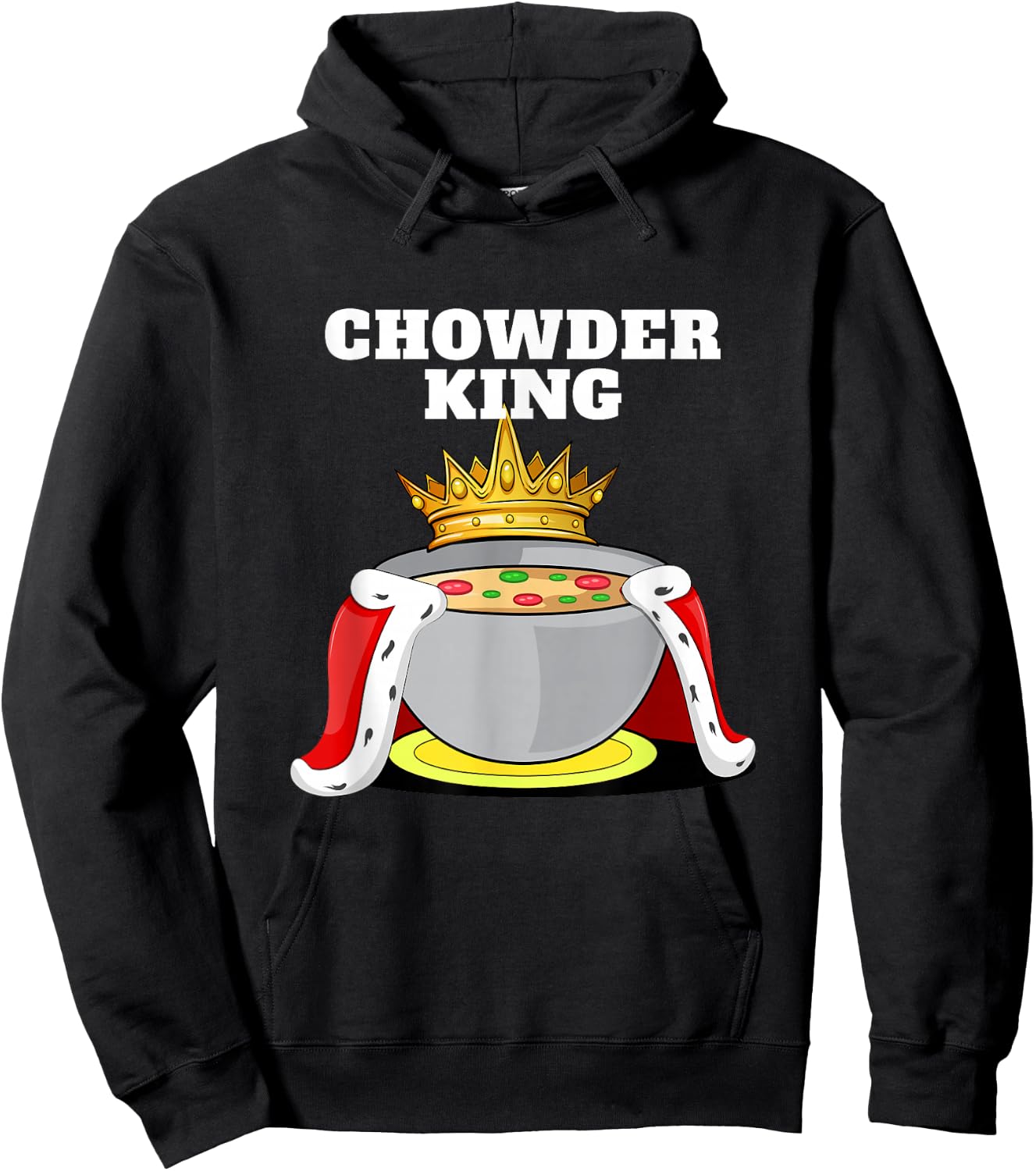 Chowder King | Chowder Lover Shirt | Cute Chowder Hoodie - Hoodie | Black