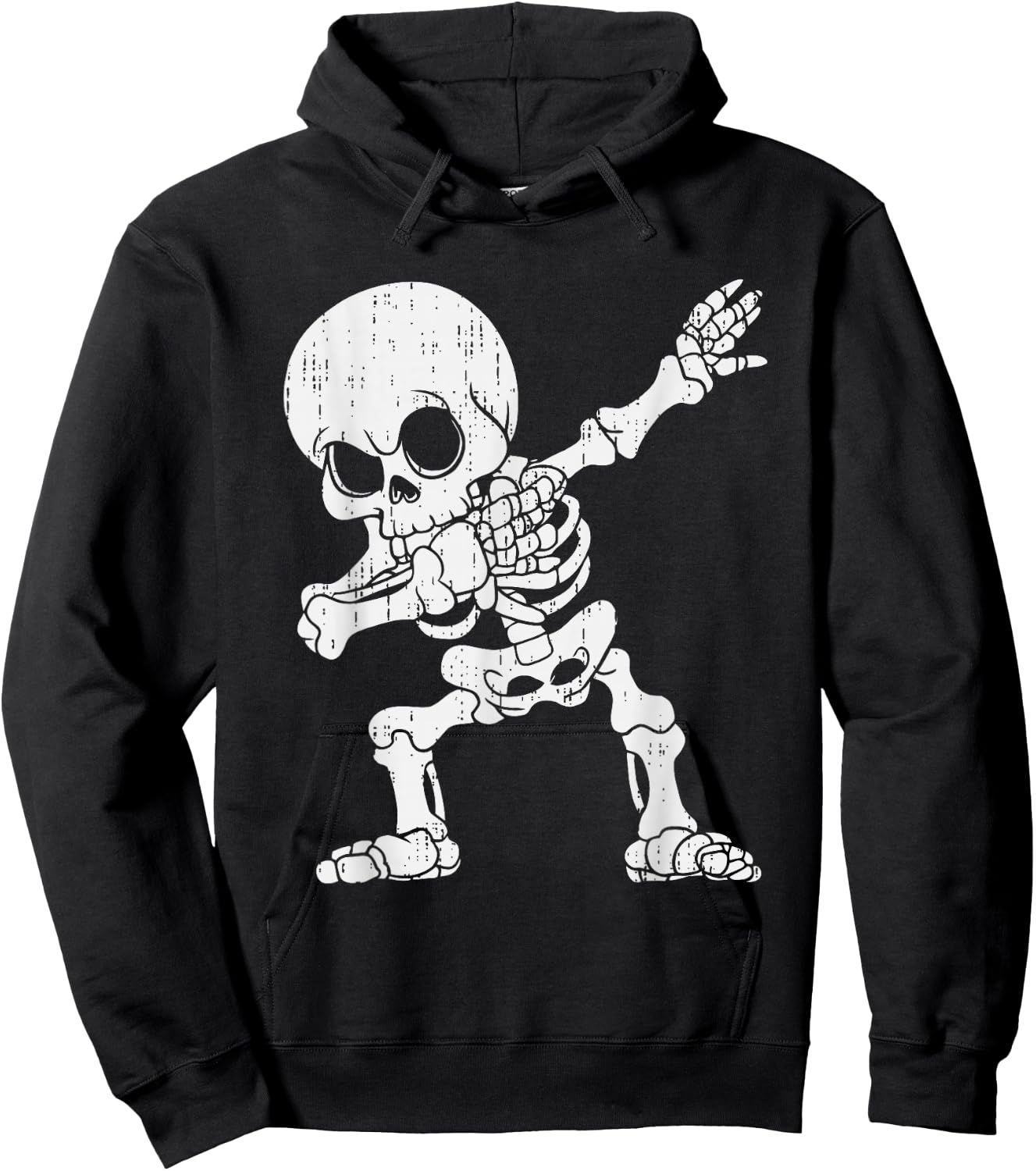 Dabbing Skeleton Halloween Scary Dab Dance Boys Teens Kids Hoodie - Hoodie | Black