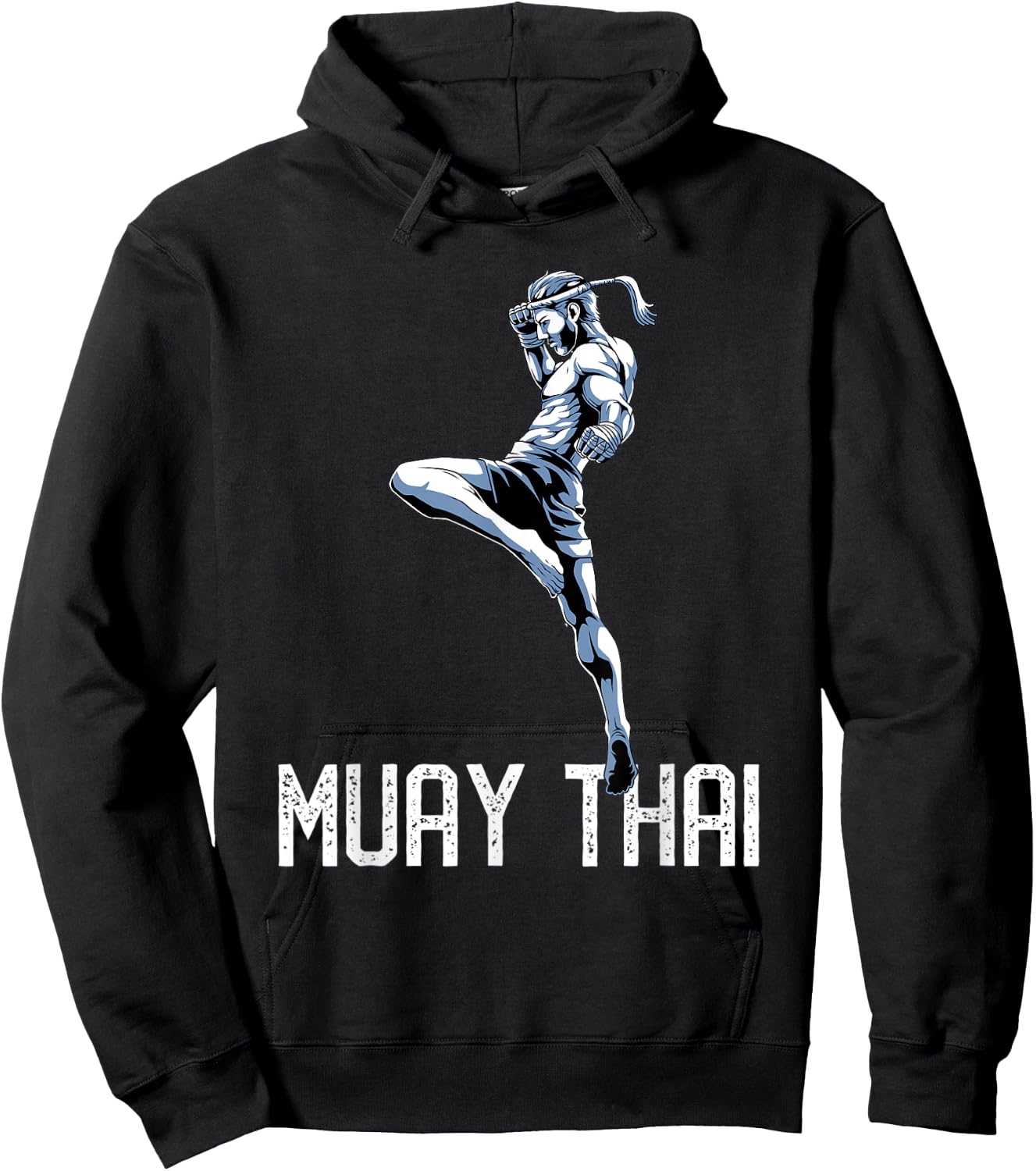 Muay Thai Tiger - Nak Muay, Kickboxing Gift Hoodie - Hoodie | Black