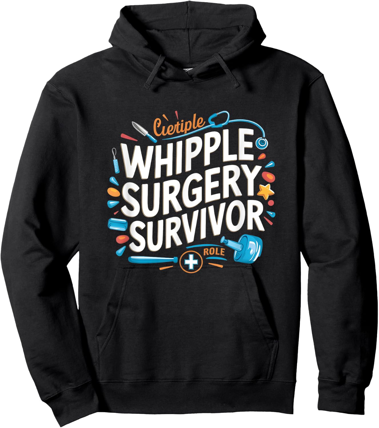 Whipple Surgery Survivor Recovery Hoodie - Hoodie | Black