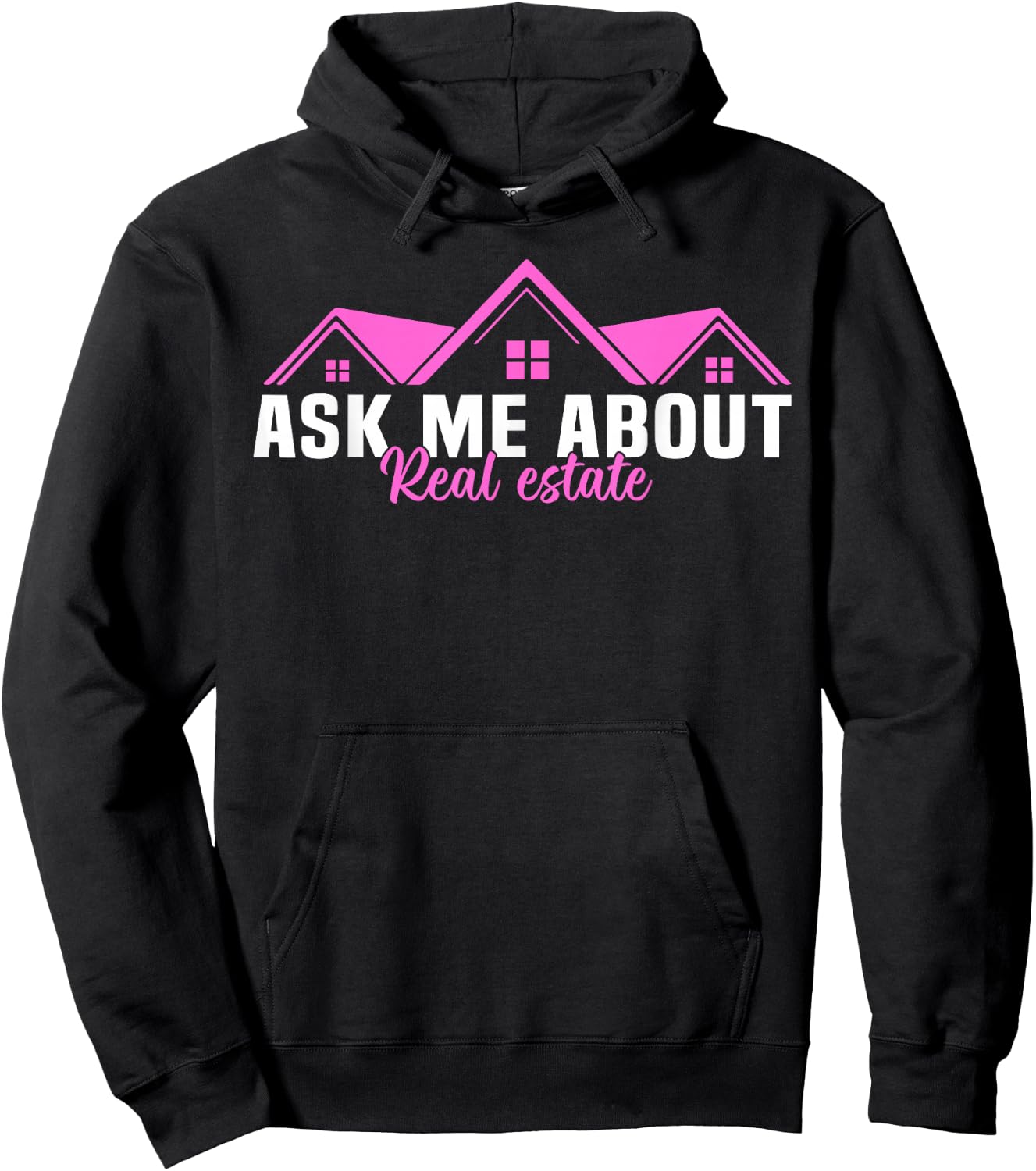 Realtor Ask Me About Real Estate Women Hoodie - Hoodie | Black
