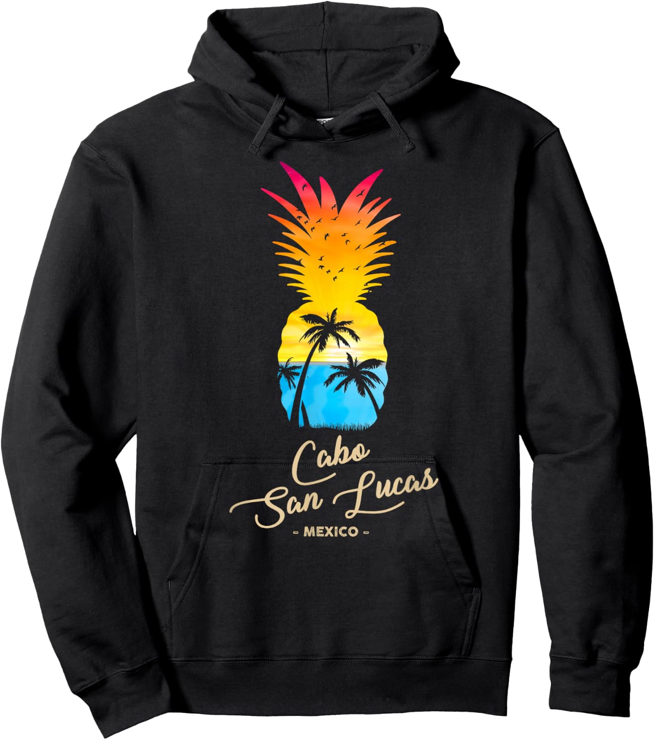 Cabo San Lucas Souvenir - Mexico Sunset Hoodie - Hoodie | Black