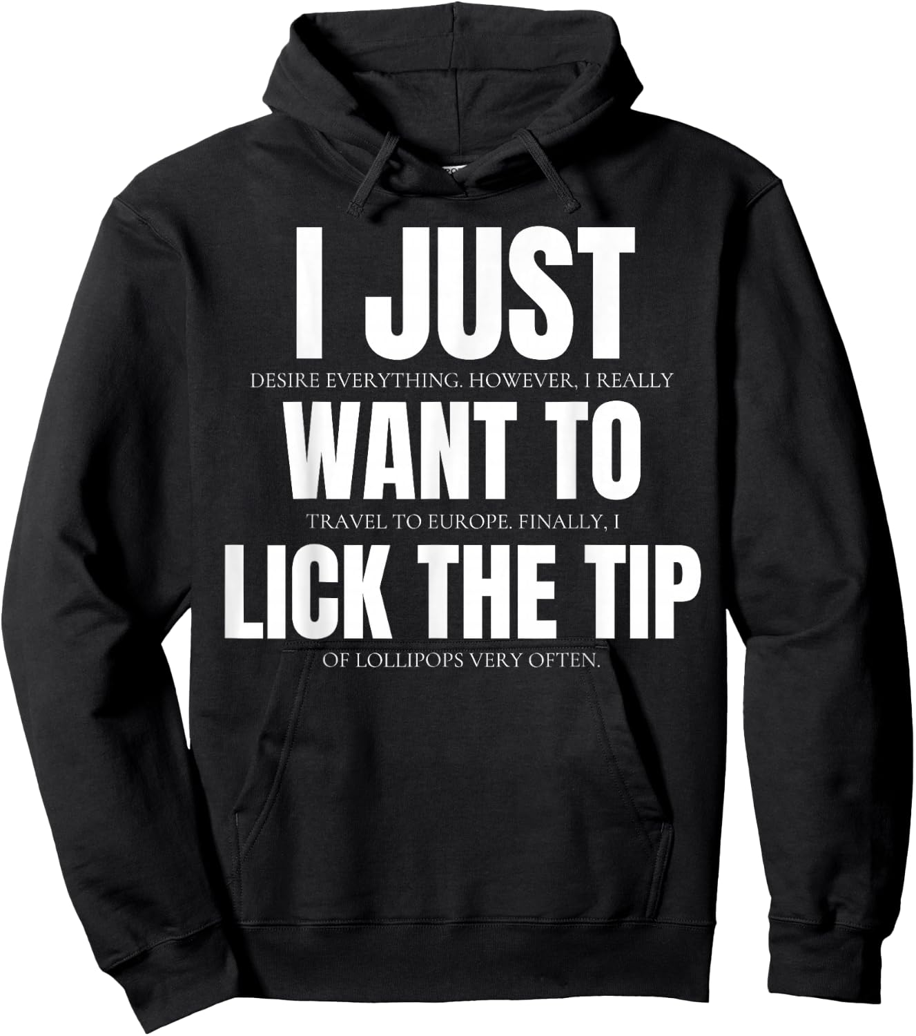 Sexual Innuendo Funny Offensive Adult Humor Gag Women Hoodie - Hoodie | Black