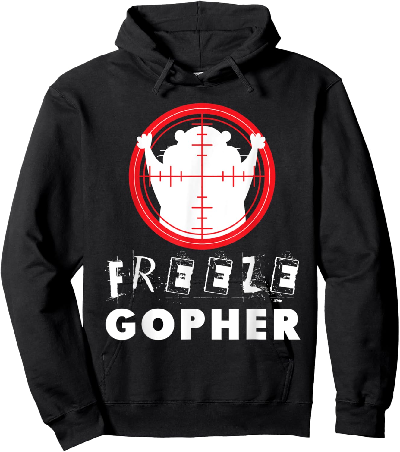 Freeze Gopher T Shirt Hunter Gopher Hoodie - Hoodie | Black