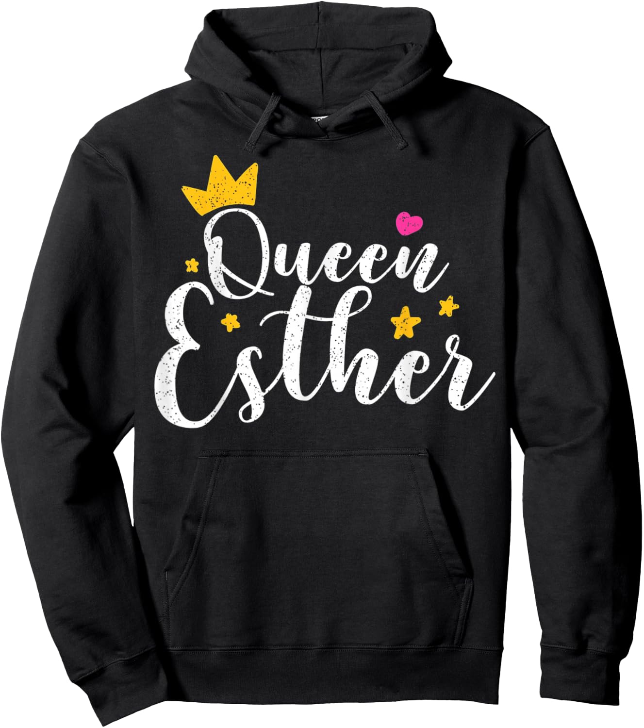 Happy Purim Costume Idea Queen Esther Hebrew Jewish Holiday Hoodie - Hoodie | Black