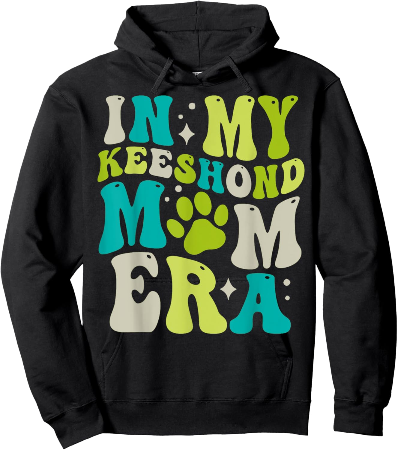In My Keeshond Mom Era for Dog Mom Hoodie - Hoodie | Black