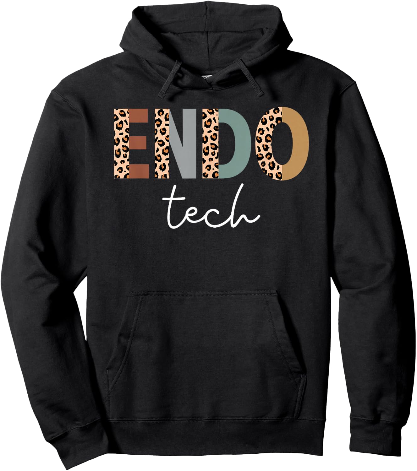 Endo Tech Endoscopy Technician Gastrointestinal GI Tech Hoodie - Hoodie | Black