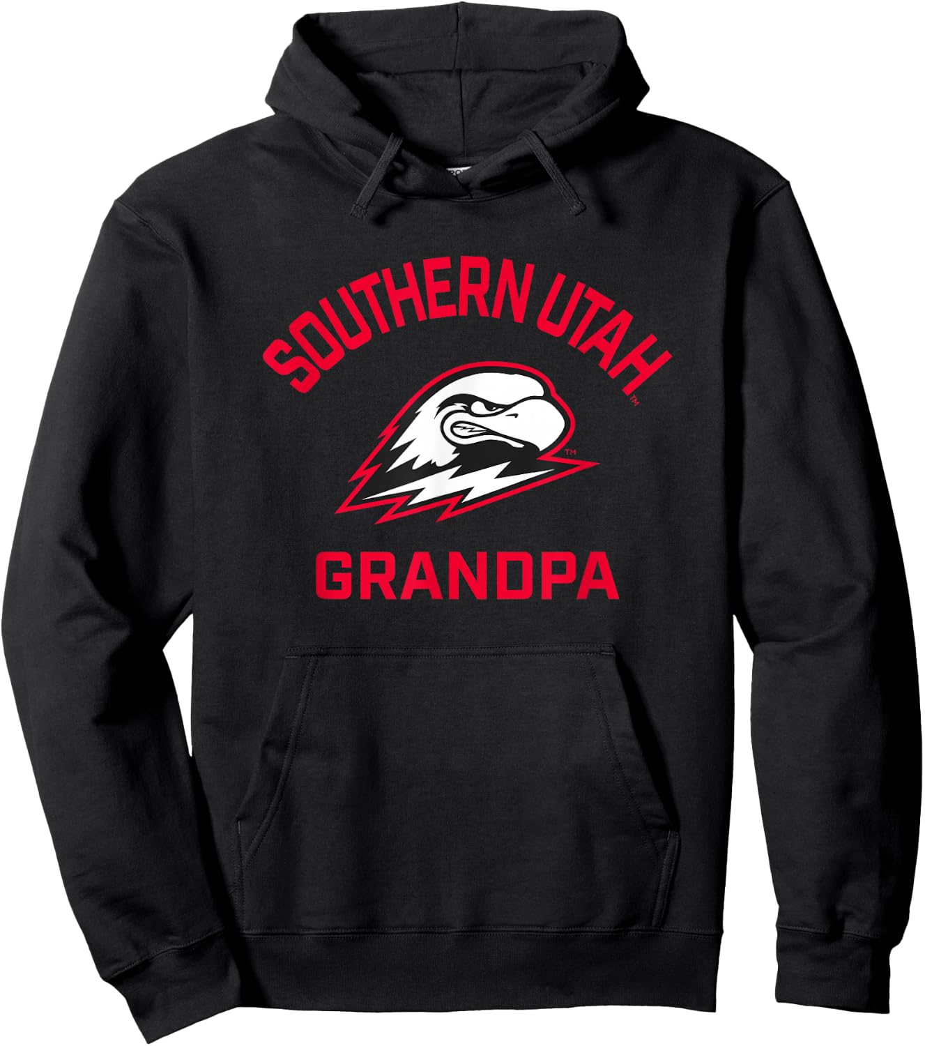 Southern Utah University Thunderbirds Arched Grandpa Hoodie - Hoodie | Black