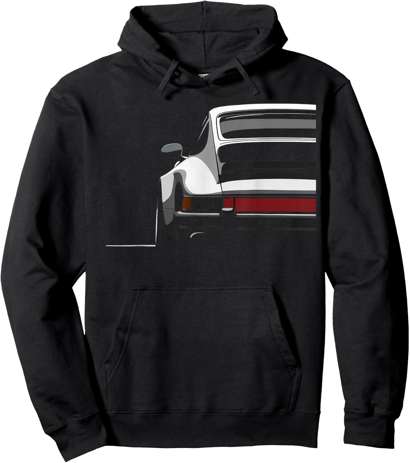 Legendary Racing Sports Car Iconic Racing Car Silhouette Hoodie - Hoodie | Black