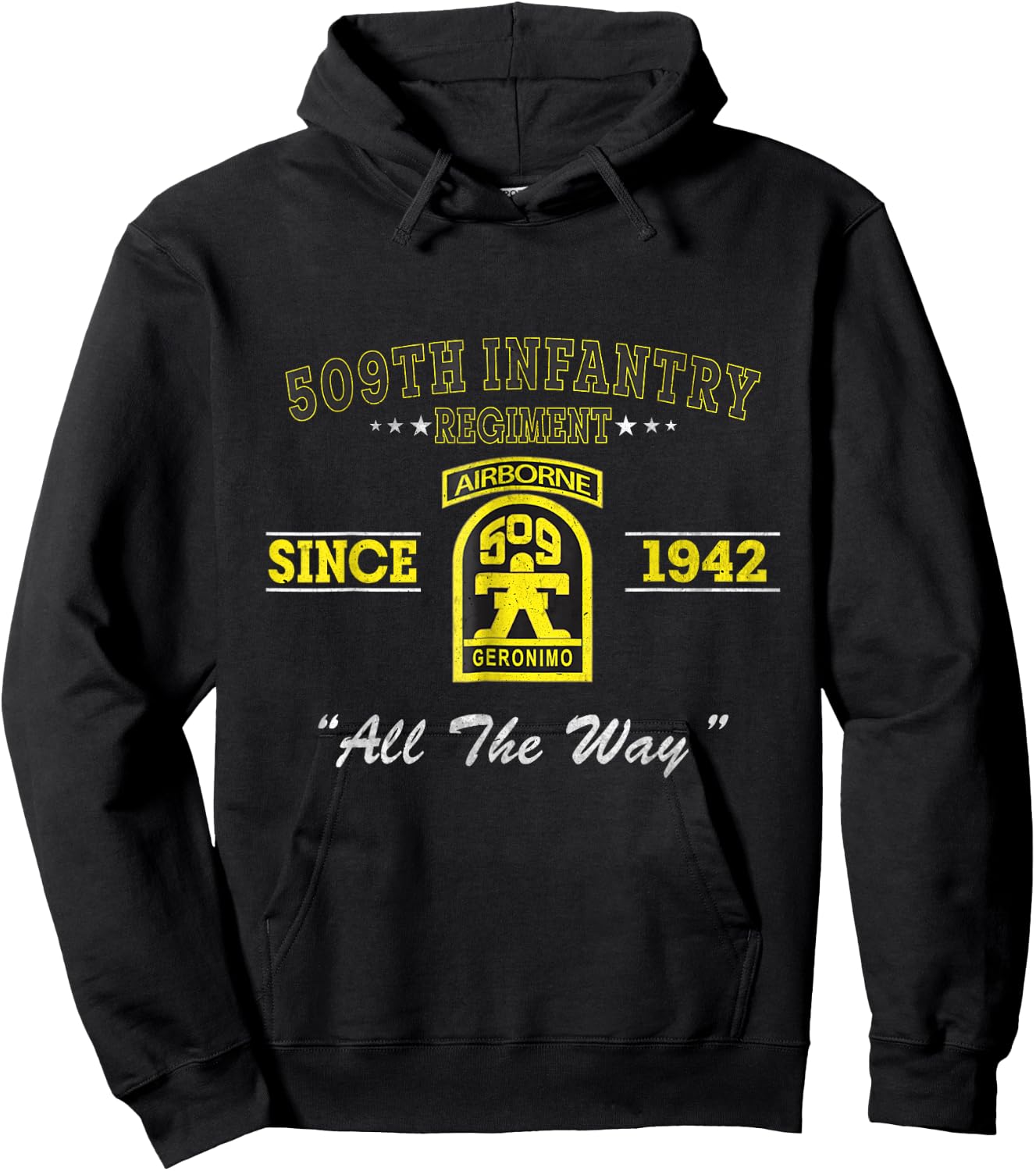 509th Infantry Regiment Veteran Military Father Day Hoodie - Hoodie | Black