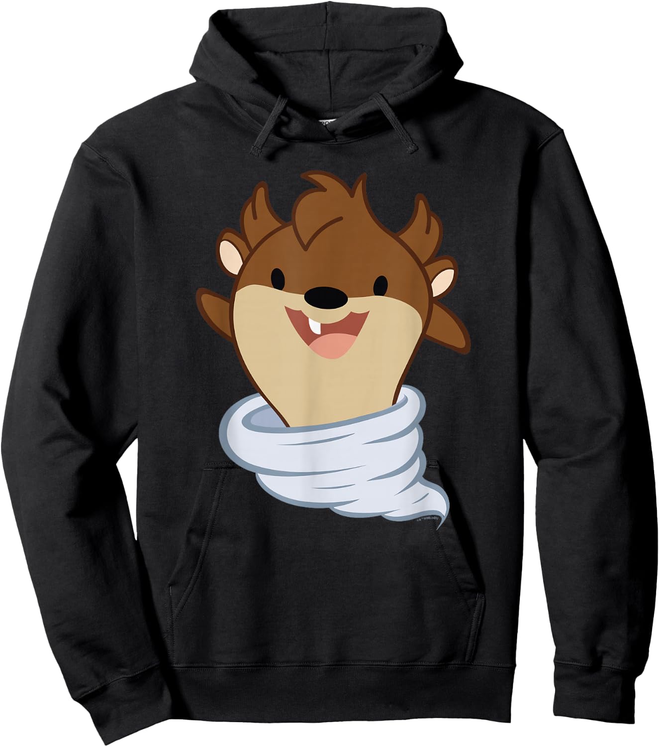 Looney Tunes Chibi Baby Tasmanian Devil Hoodie - Hoodie | Black