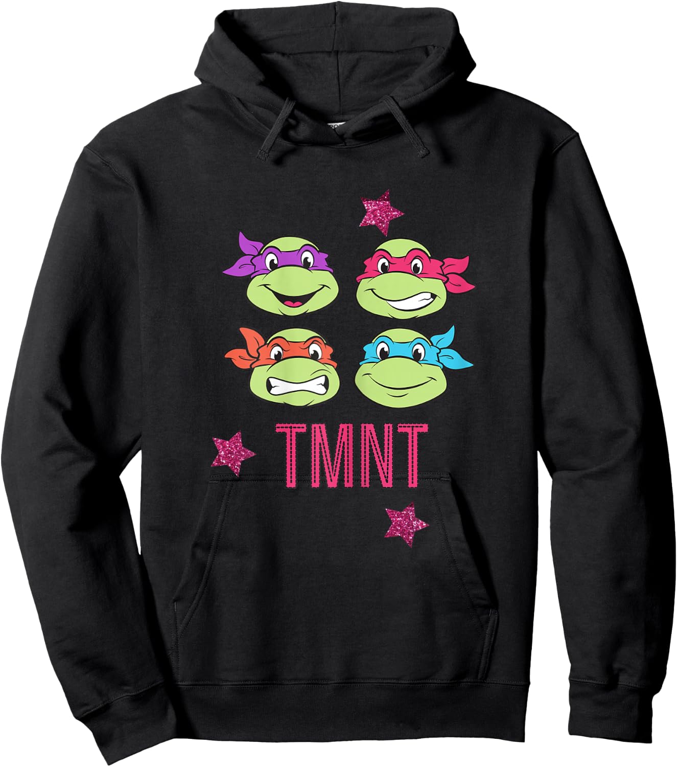 Teenage Mutant Ninja Turtles Characters and Stars Hoodie - Hoodie | Black