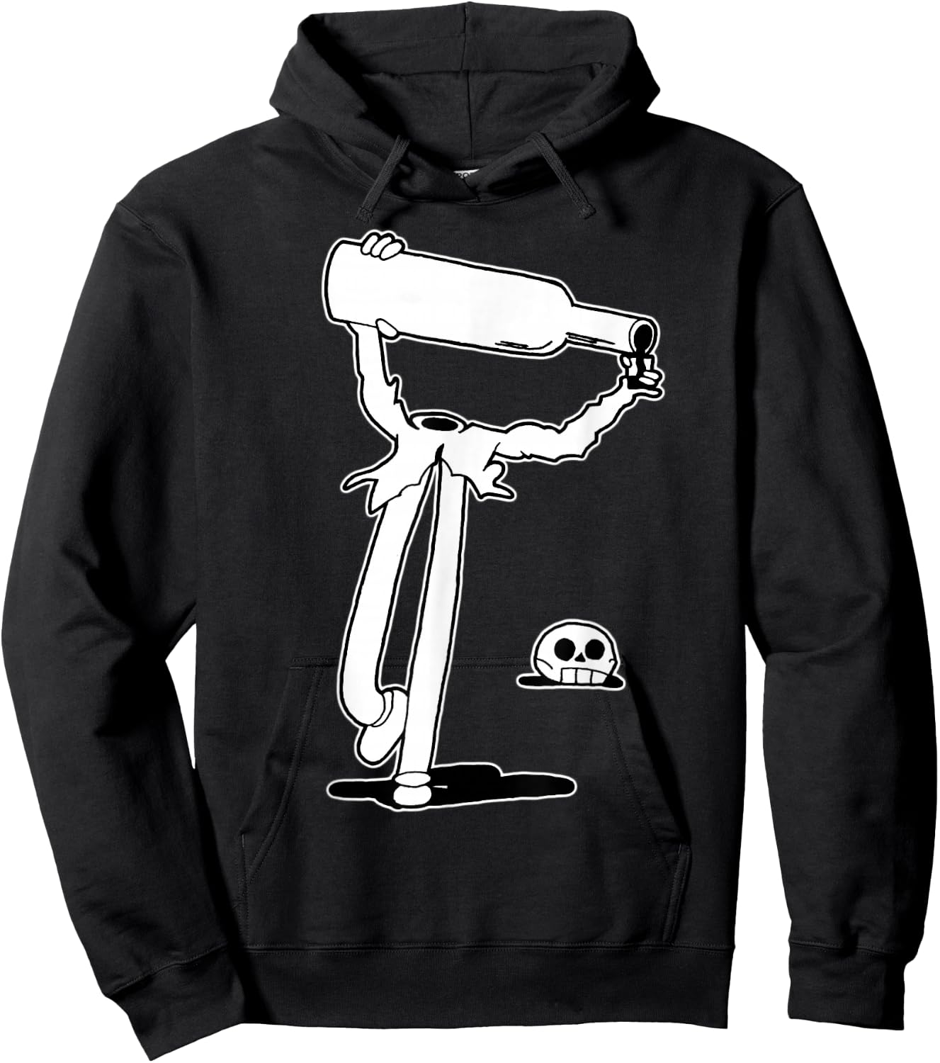 Koko the Clown Ghost Drinking Hoodie - Hoodie | Black