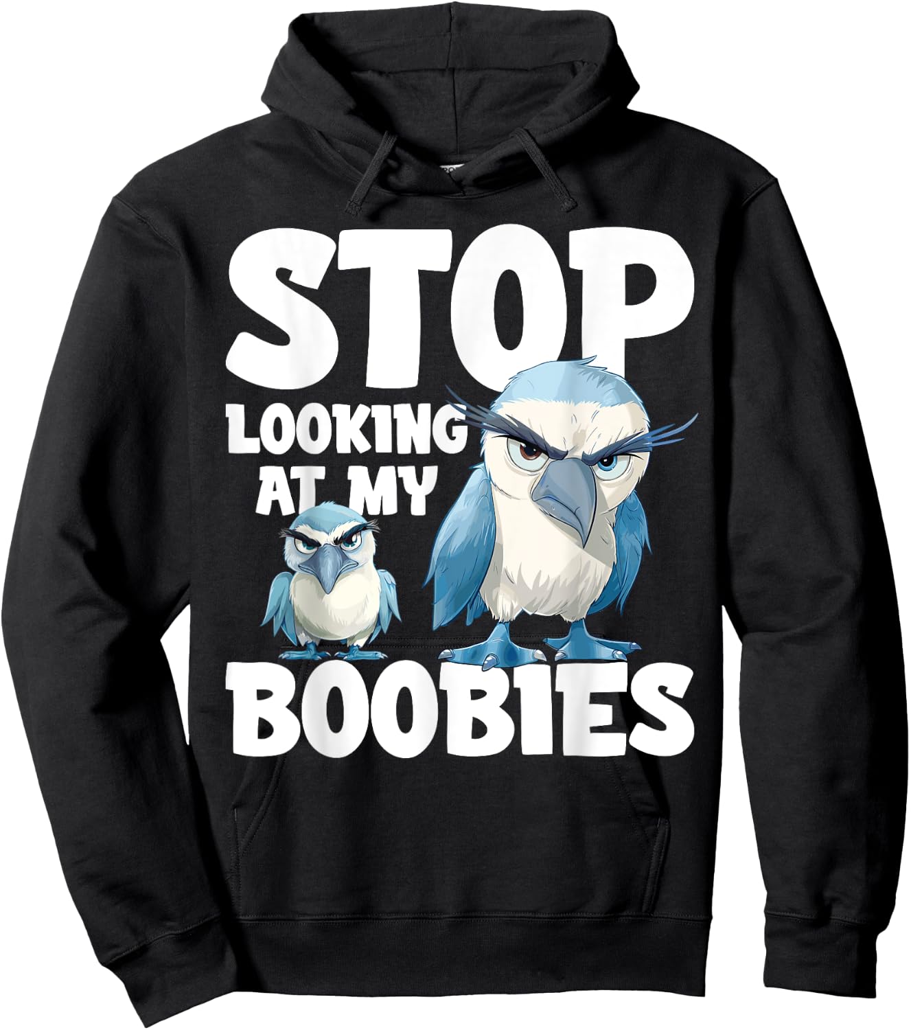 Blue Footed Booby Seabird Galapagos Islands Blue Foot Boobie Hoodie - Hoodie | Black
