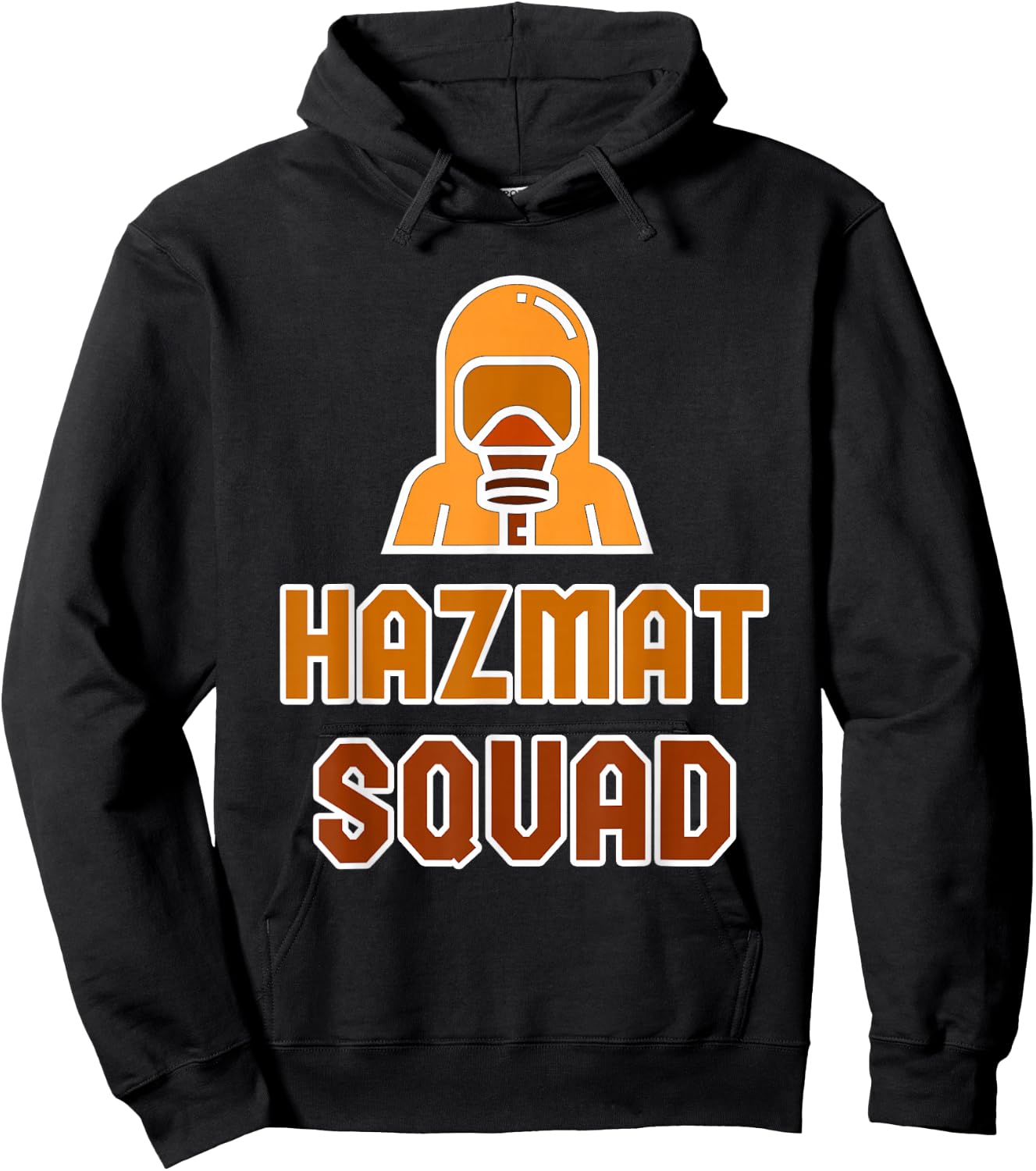 HAZMAT SQUAD Hazardous Material Technician Biohazard Hoodie - Hoodie | Black