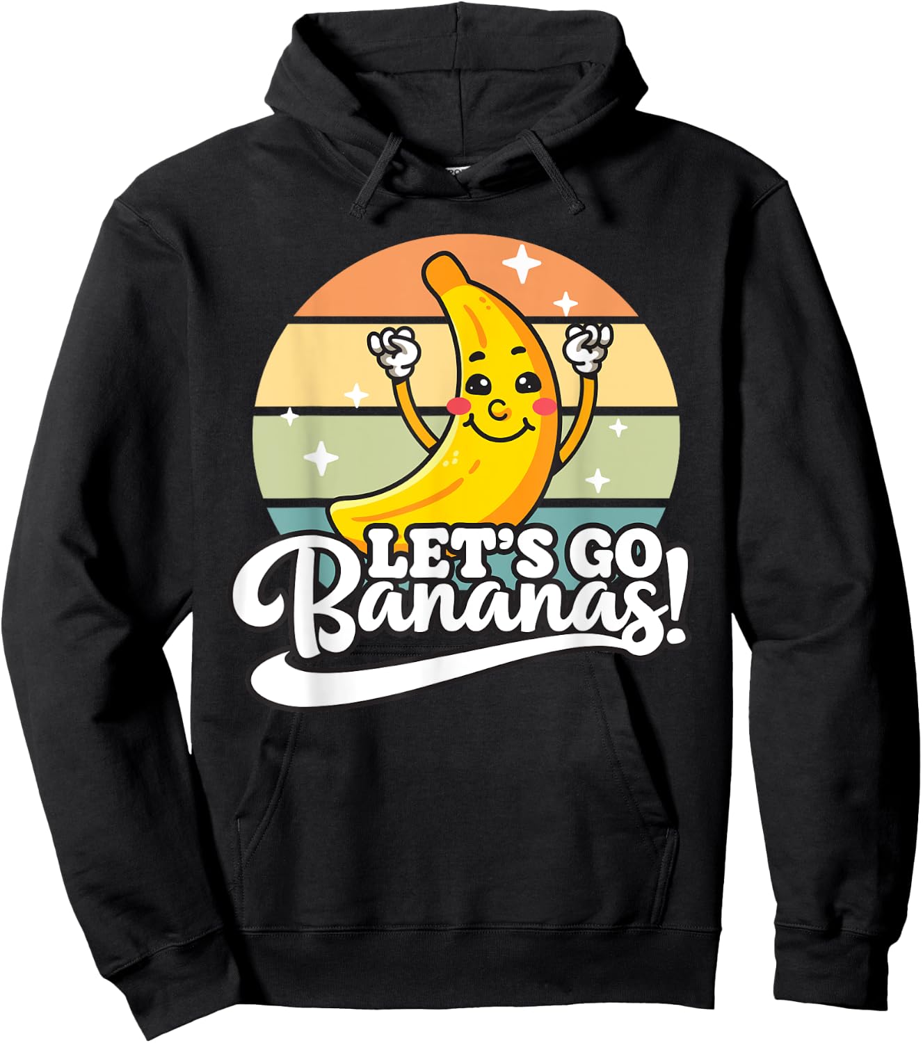 Funny Let’s Go Bananas Hoodie - Hoodie | Black