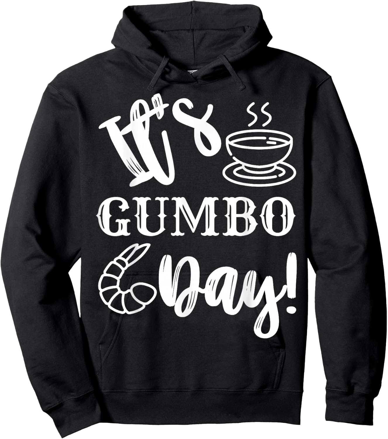 Gumbo Day Shirt Gumbo cook-off Gumbo Champion Chef Shirt Hoodie - Hoodie | Black