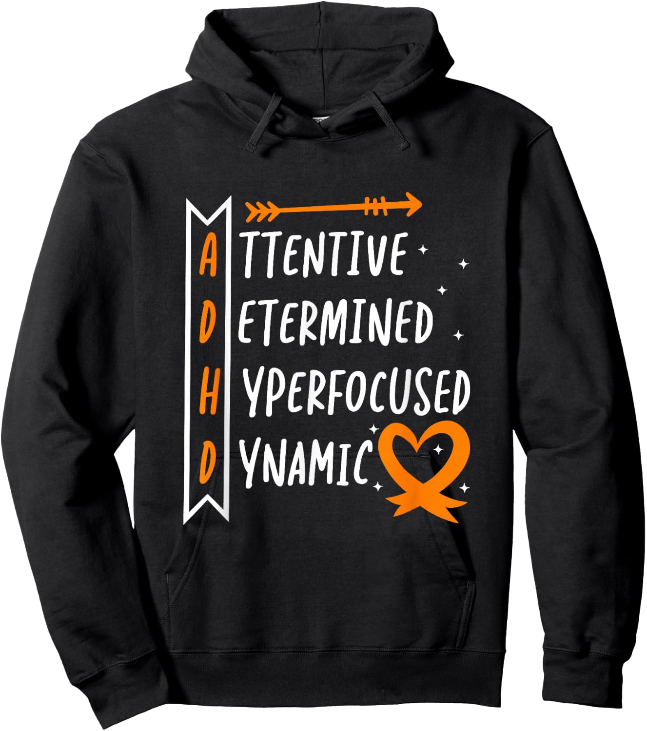 ADHD Awareness Hoodie - Hoodie | Black