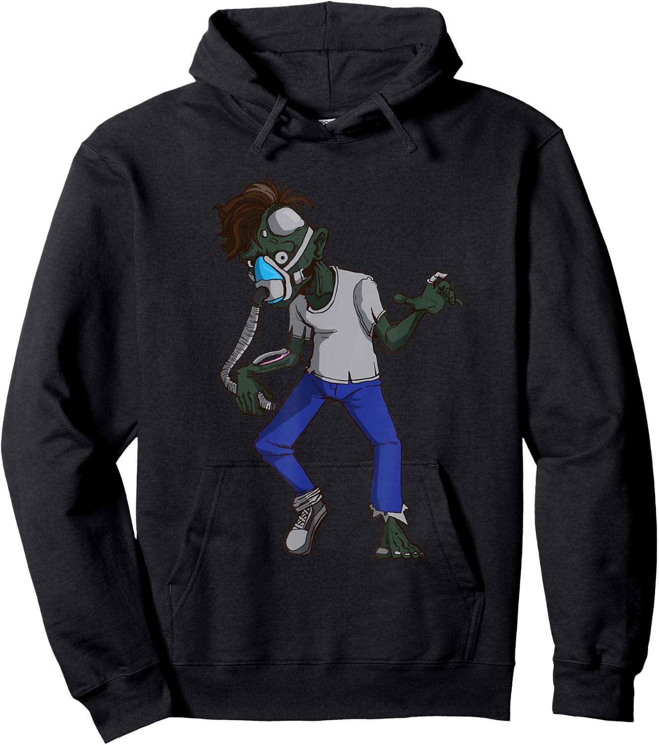 Funny CPAP Zombie Obstructive Sleep Apnea Snoring Hoodie - Hoodie | Black