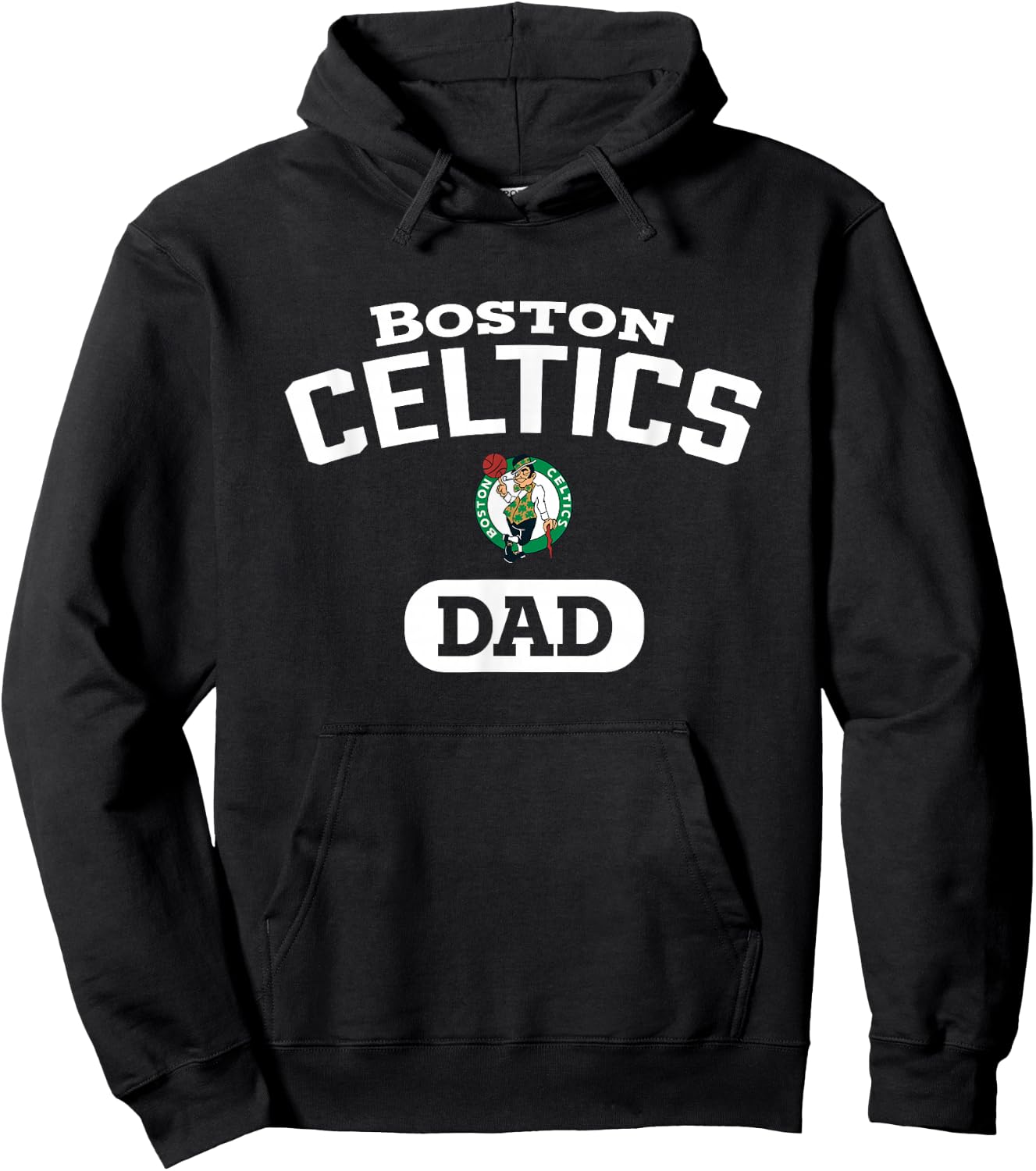 NBA Boston Celtics Dad Arched Team Logo Hoodie - Hoodie | Black