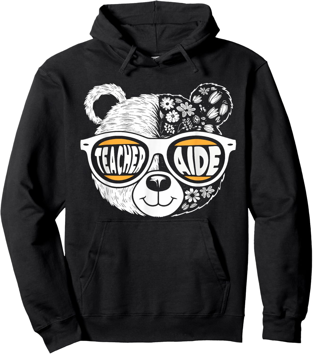 Teacher Aide Substitute Teacher Assistant Back to School Hoodie - Hoodie | Black