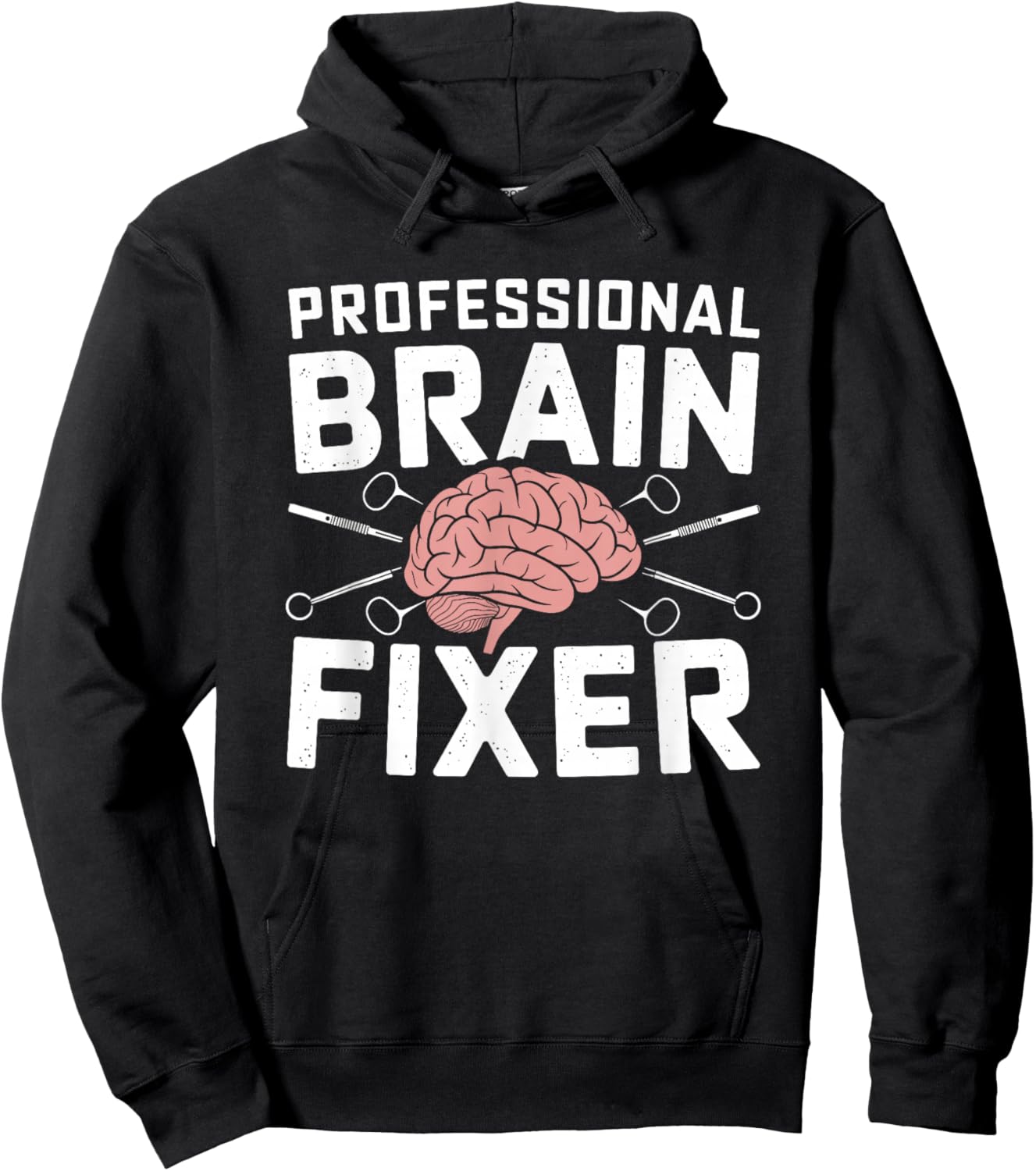 Brain - Neurosurgery Operation Brain Surgeon Hoodie - Hoodie | Black
