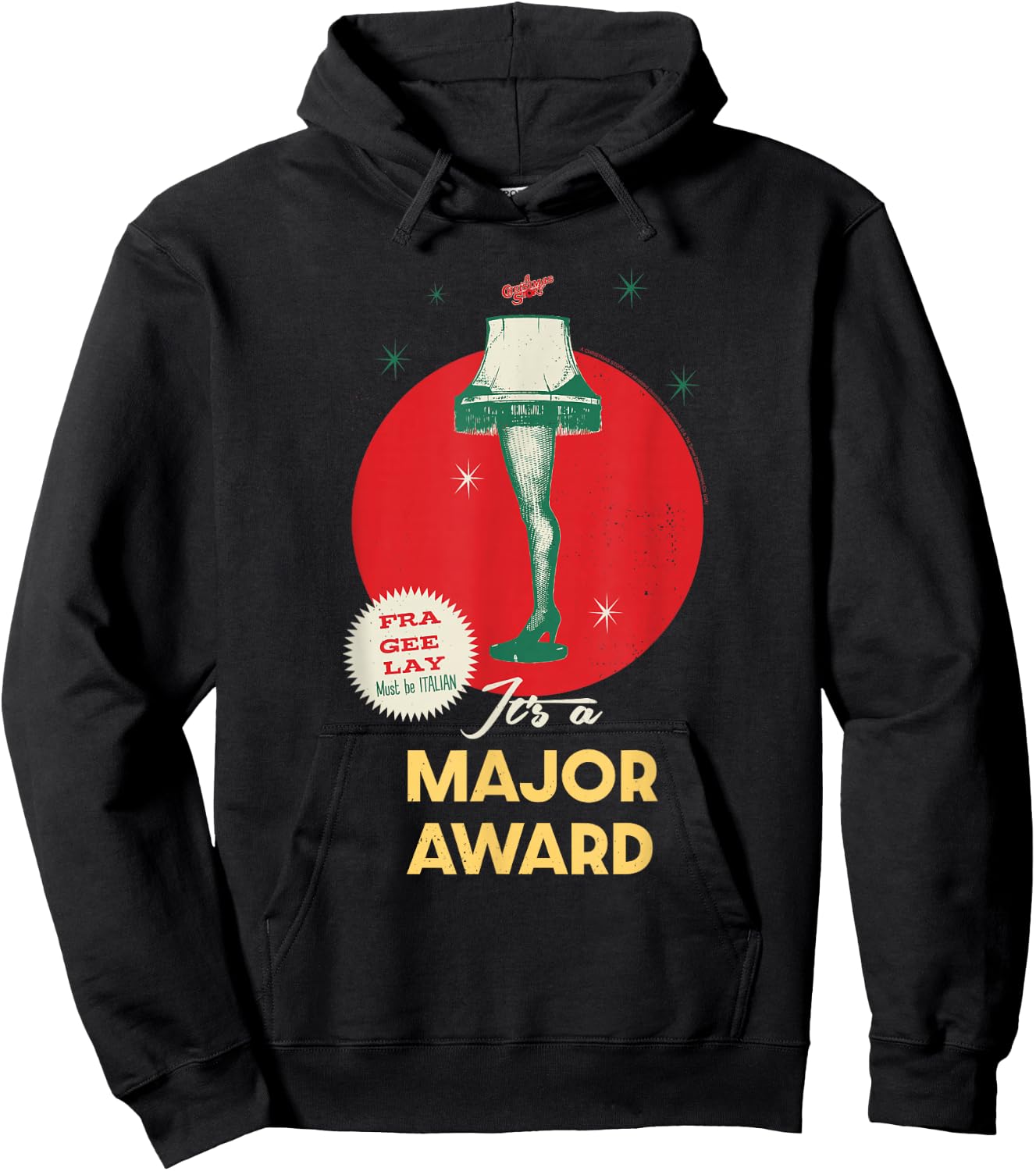 A Christmas Story Leg Lamp Fra Gee Lay Holiday Hoodie - Hoodie | Black