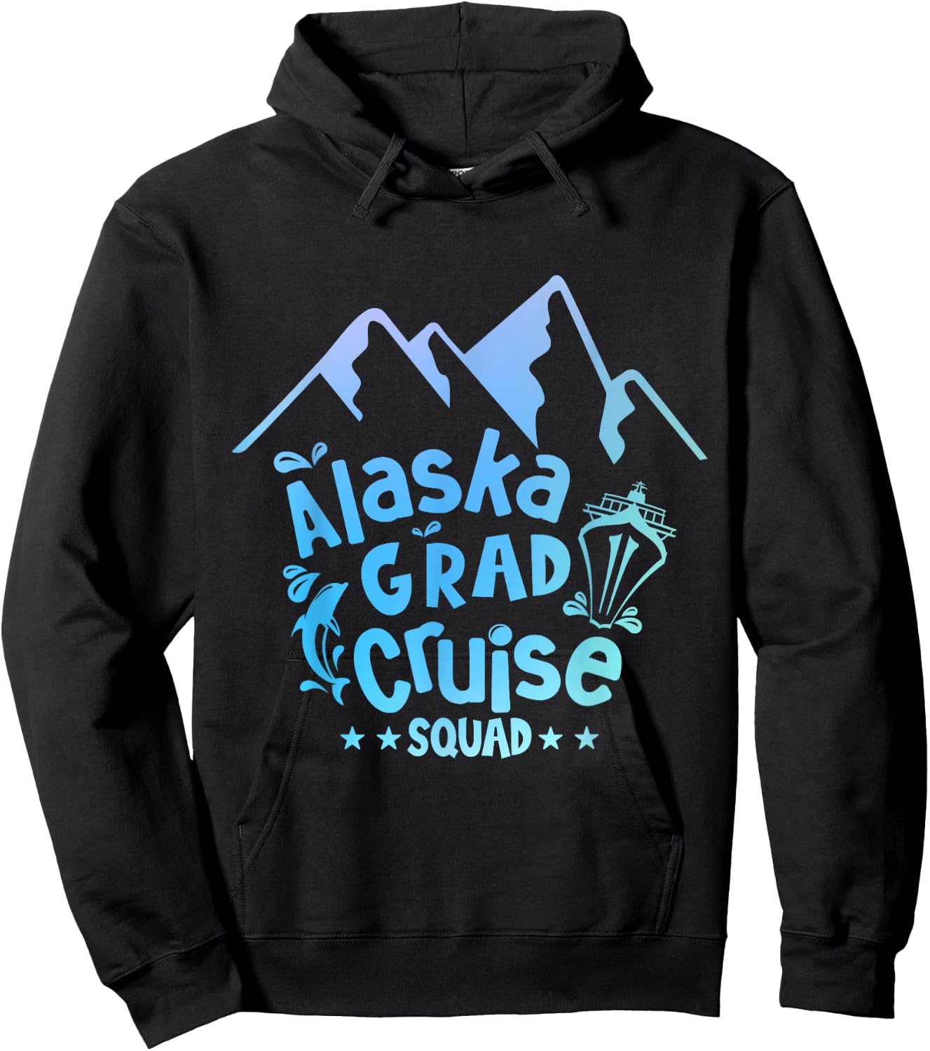 Graduation Cruise 2024 Alaska Senior Grad Alaskan Trip 2024 Hoodie - Hoodie | Black