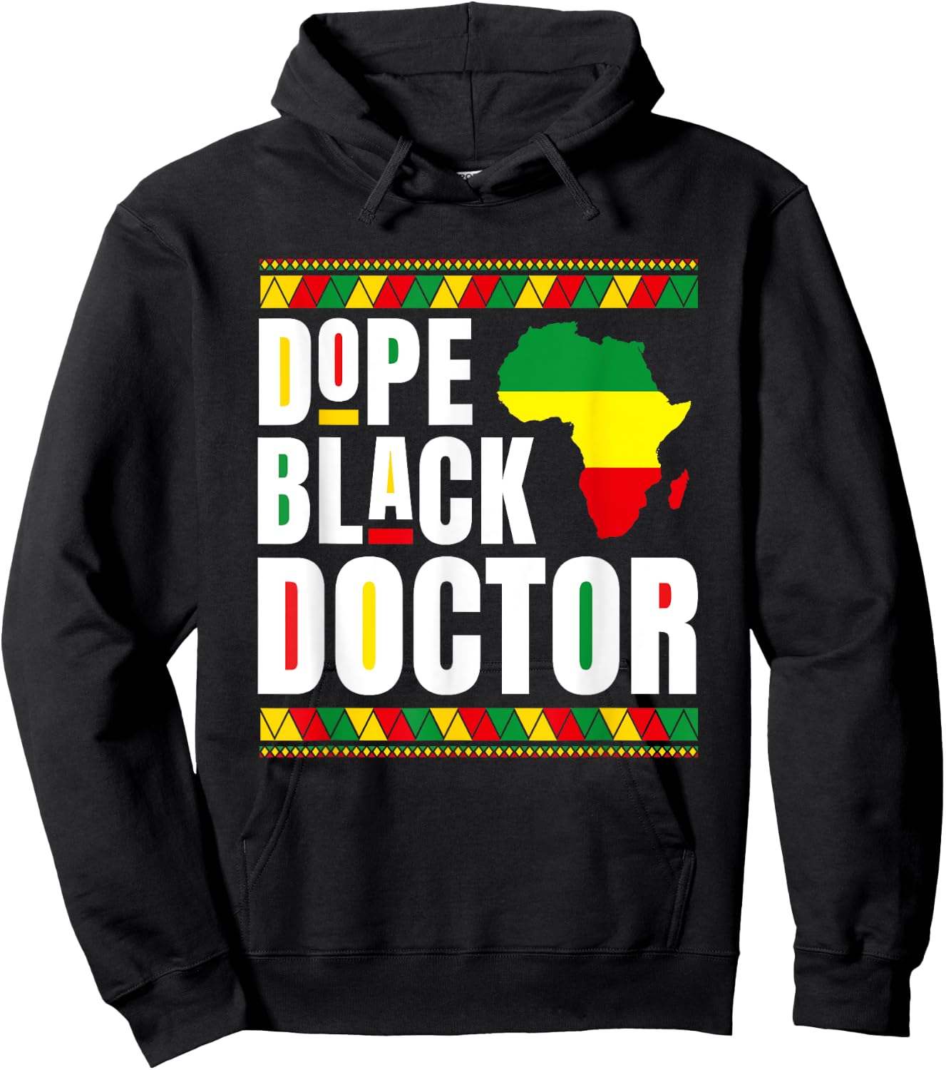 African American Hospital Physician Dope Black Doctor Hoodie - Hoodie | Black