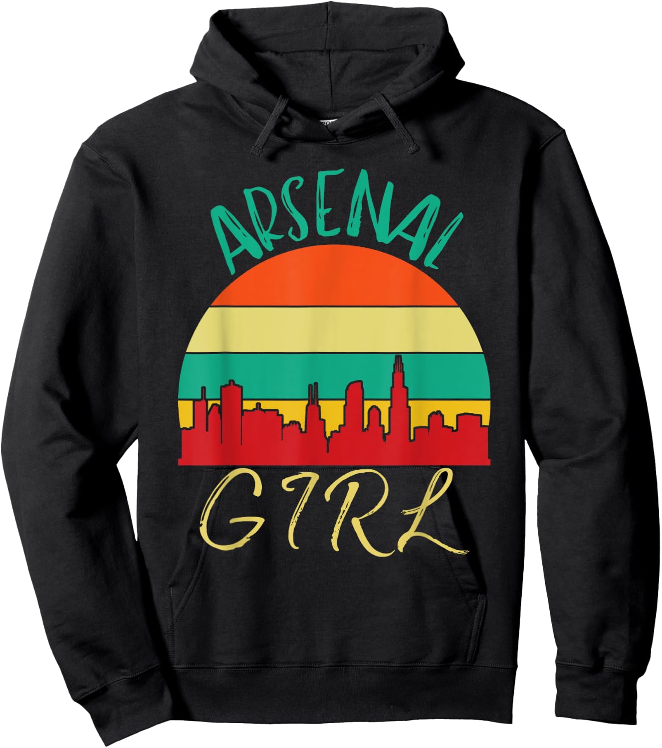 Arsenal Girl Love Arsenal Souvenir Hoodie - Hoodie | Black