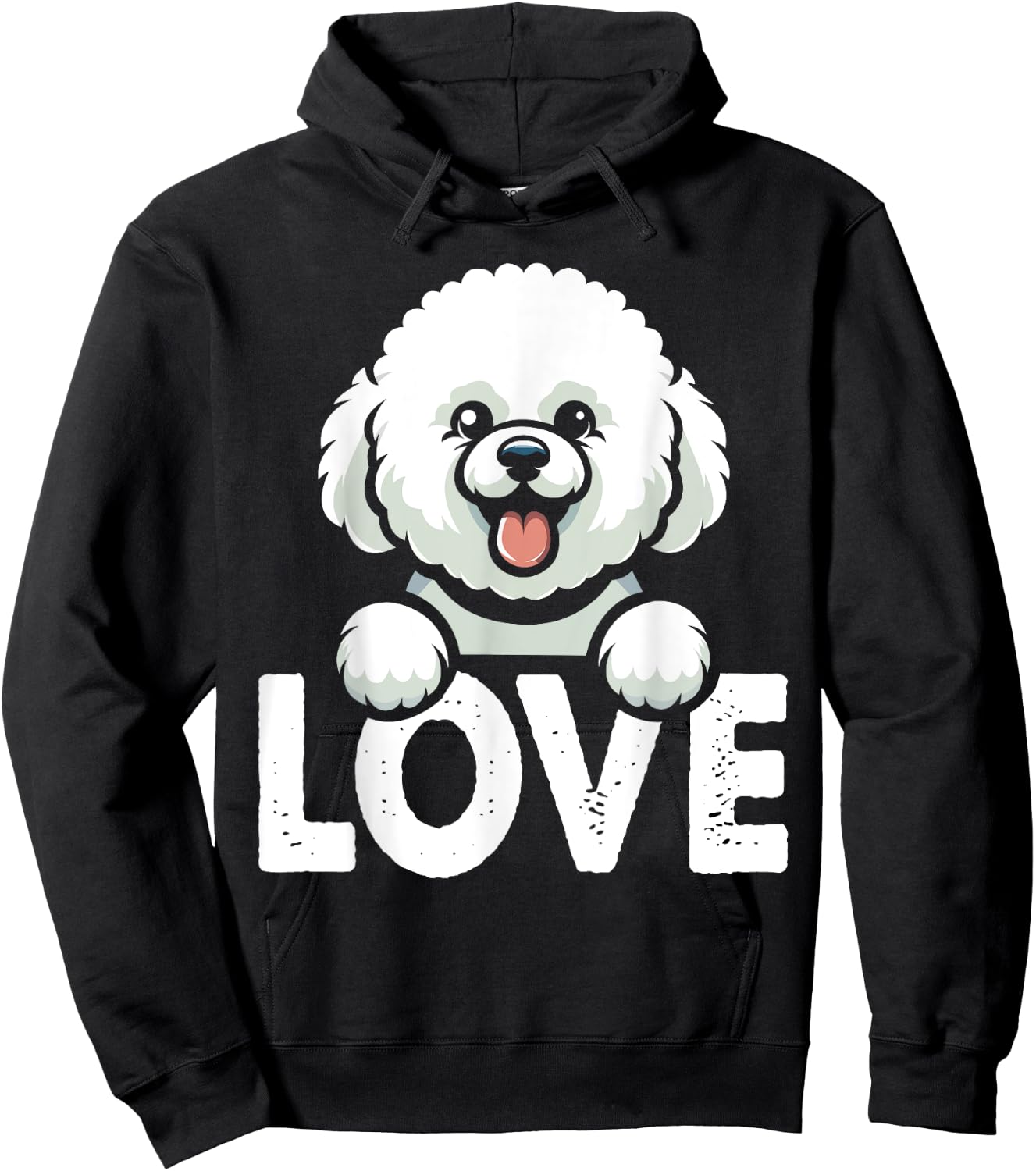 I Love My Bichons Frise Dog Lover Hoodie - Hoodie | Black