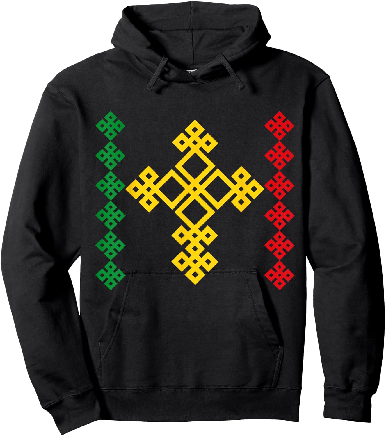 Ethiopian Cross Ethiopia Hoodie - Hoodie | Black