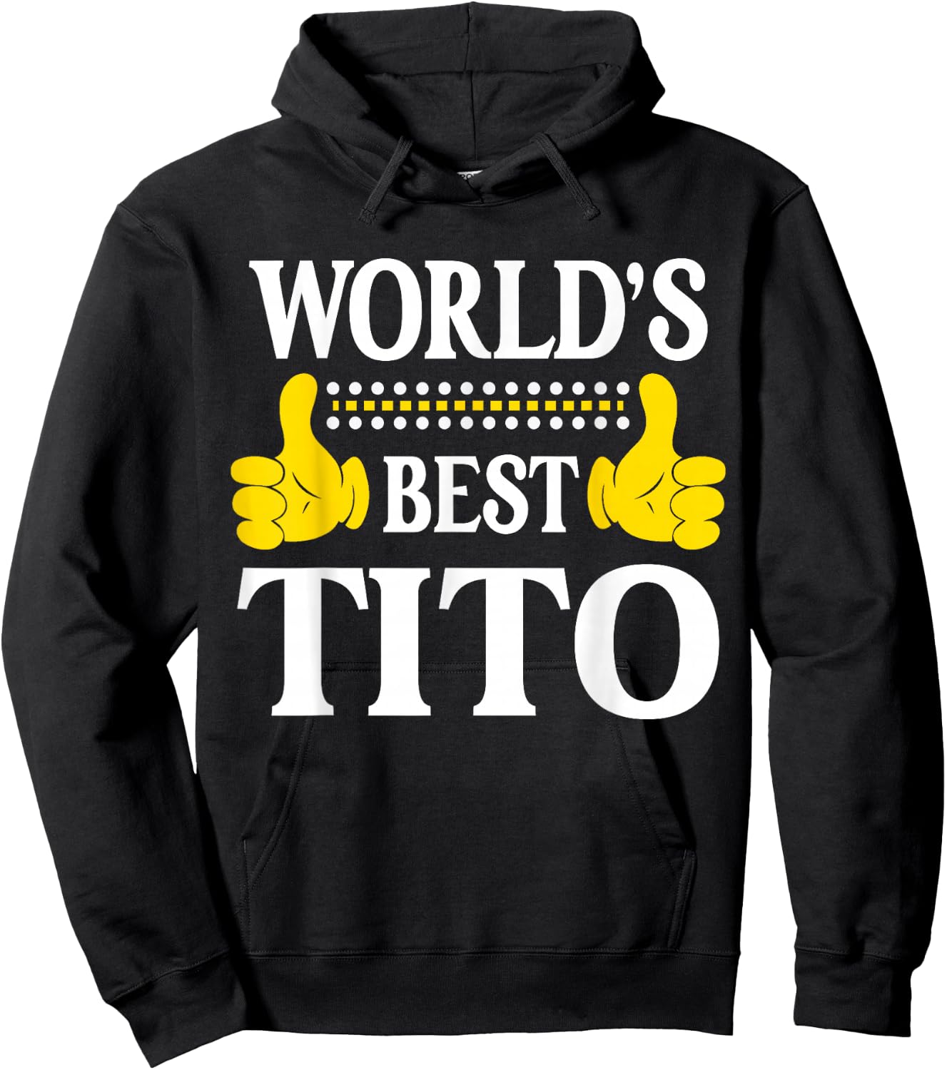 World's Best Tito Personal Name First Name Funny Tito Hoodie - Hoodie | Black