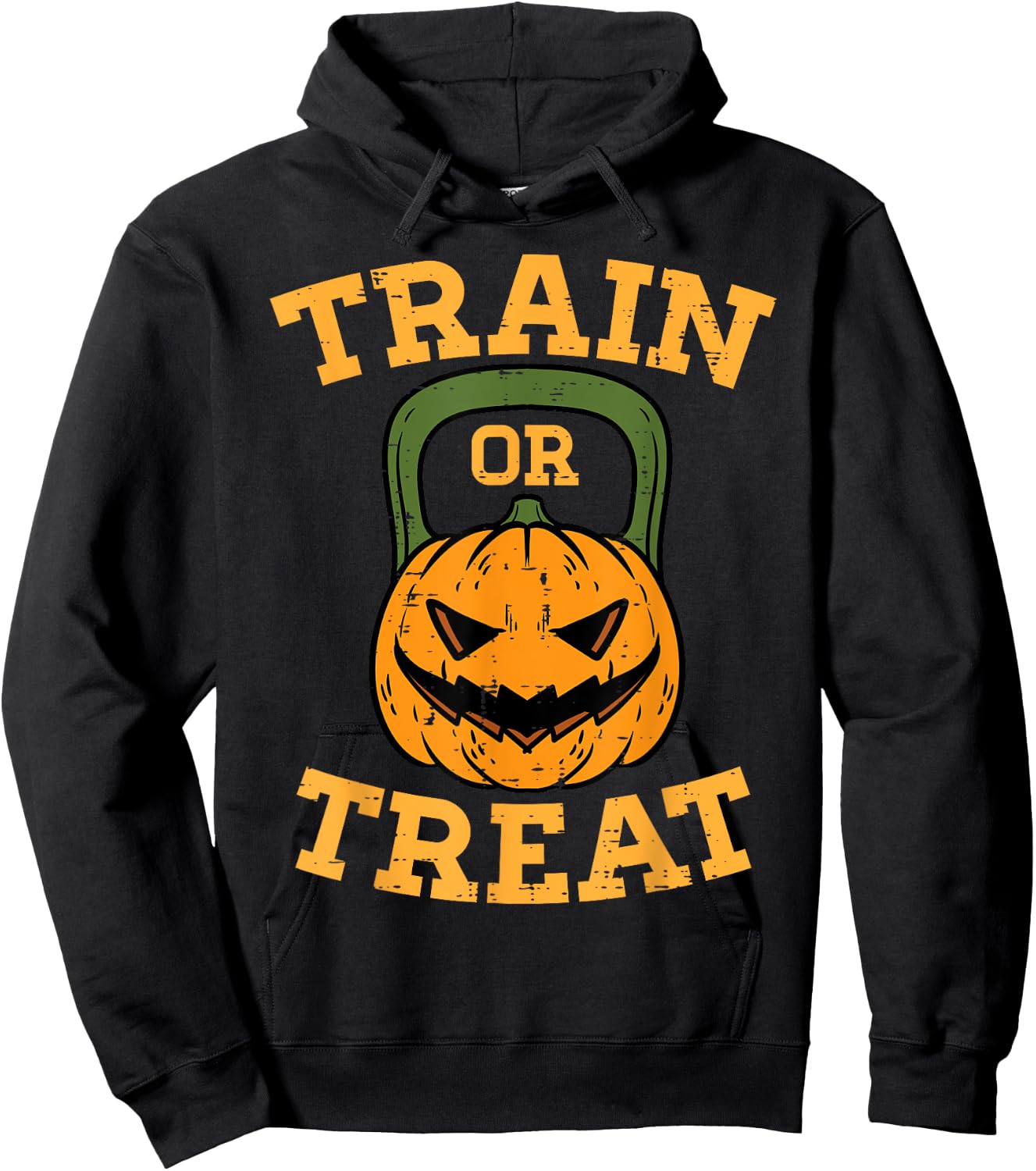 Halloween Gym Train or Treat Workout Costume Men Women Kids Hoodie - Hoodie | Black