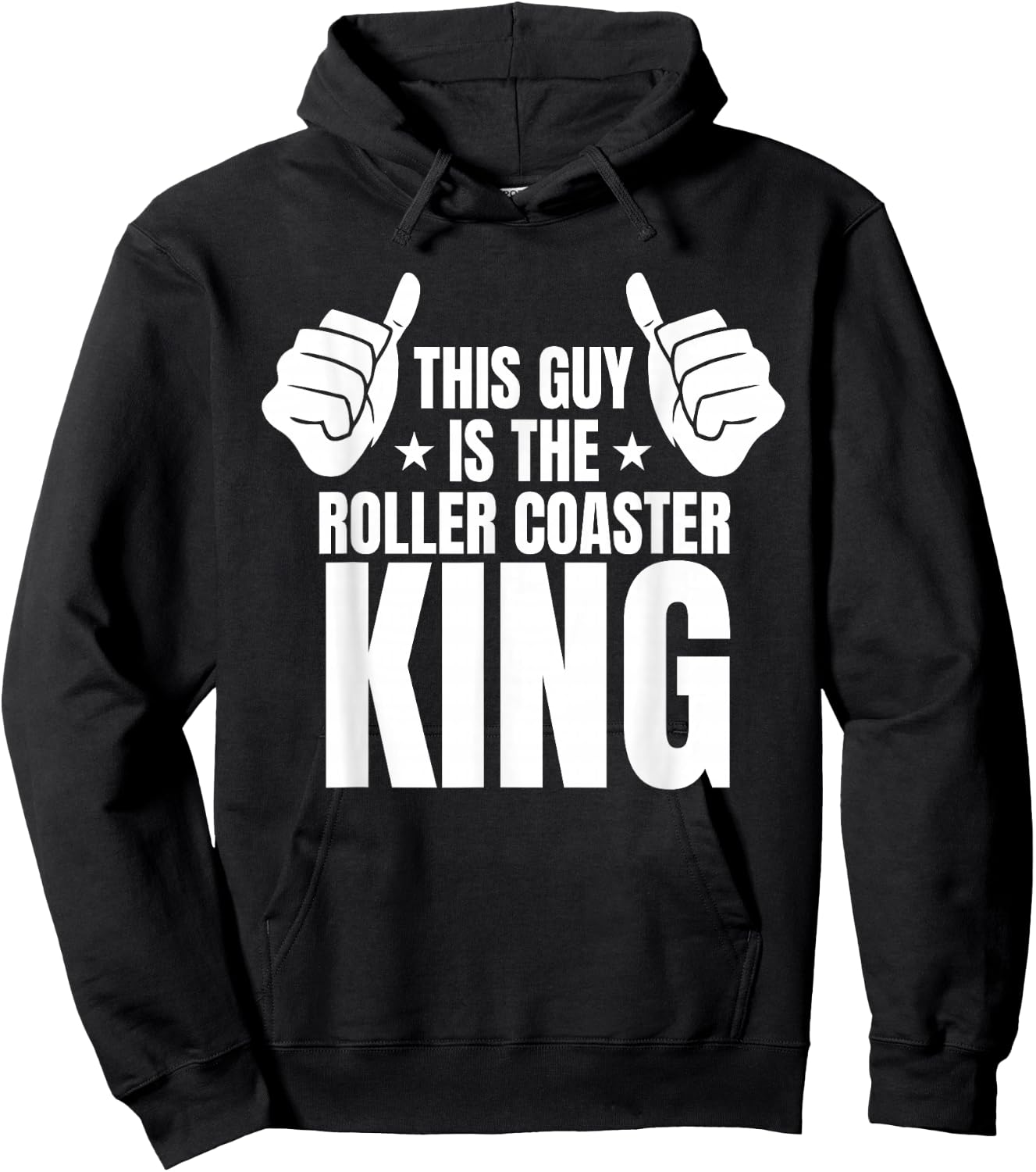 This Guy Is The Roller Coaster King Hoodie - Hoodie | Black