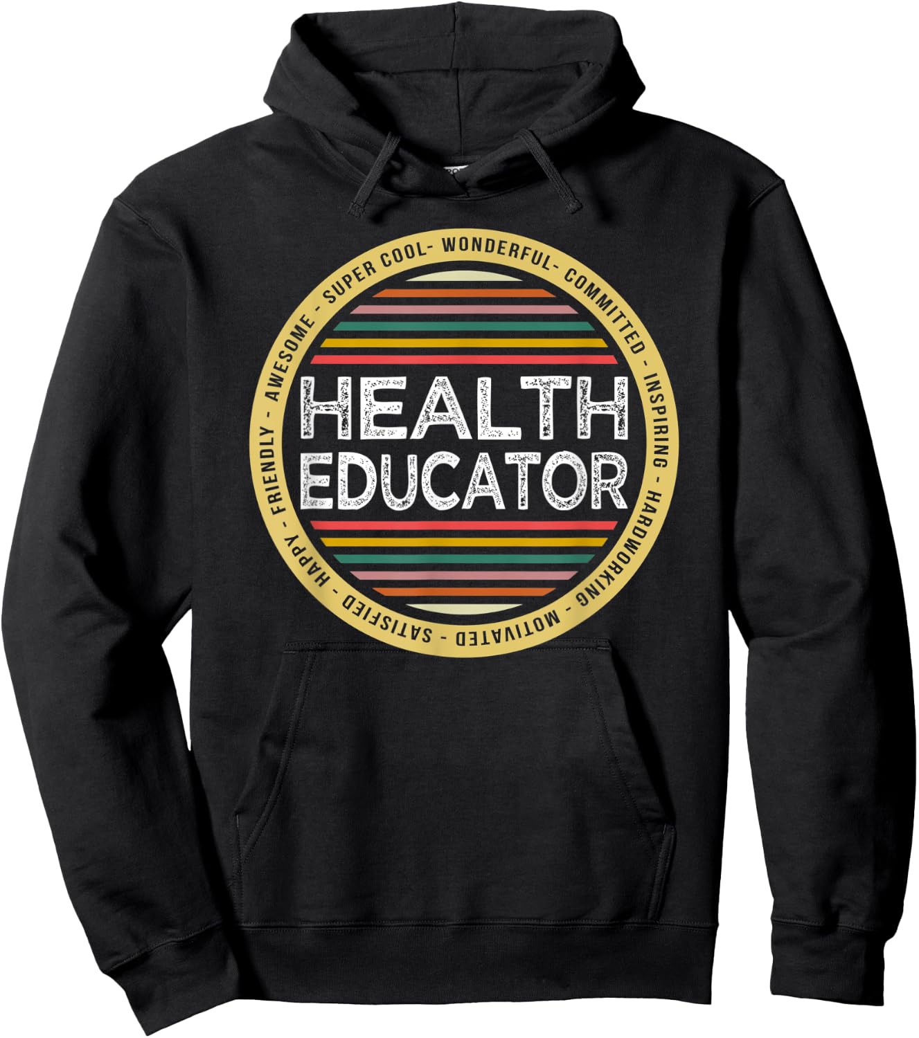 Health Educator Shirt Funny Profession Appreciation Hoodie - Hoodie | Black