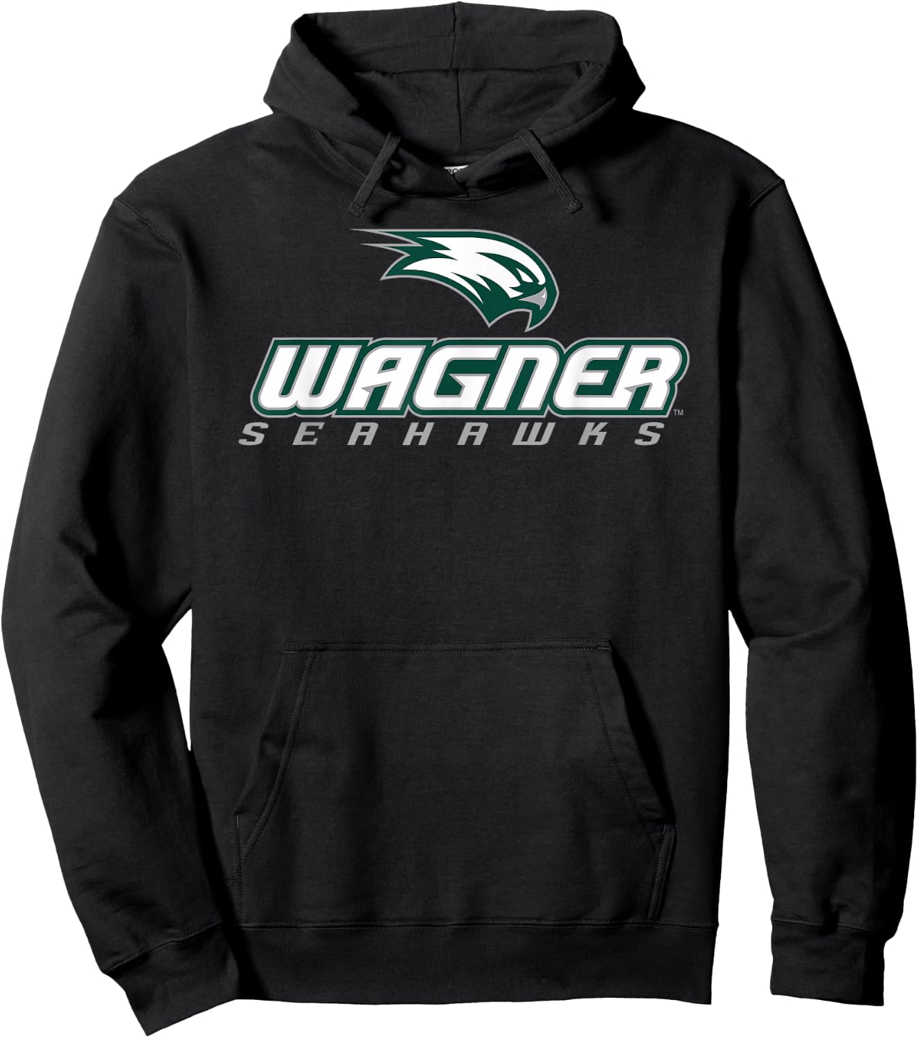 Wagner College Seahawks Athletics Logo Hoodie - Hoodie | Black