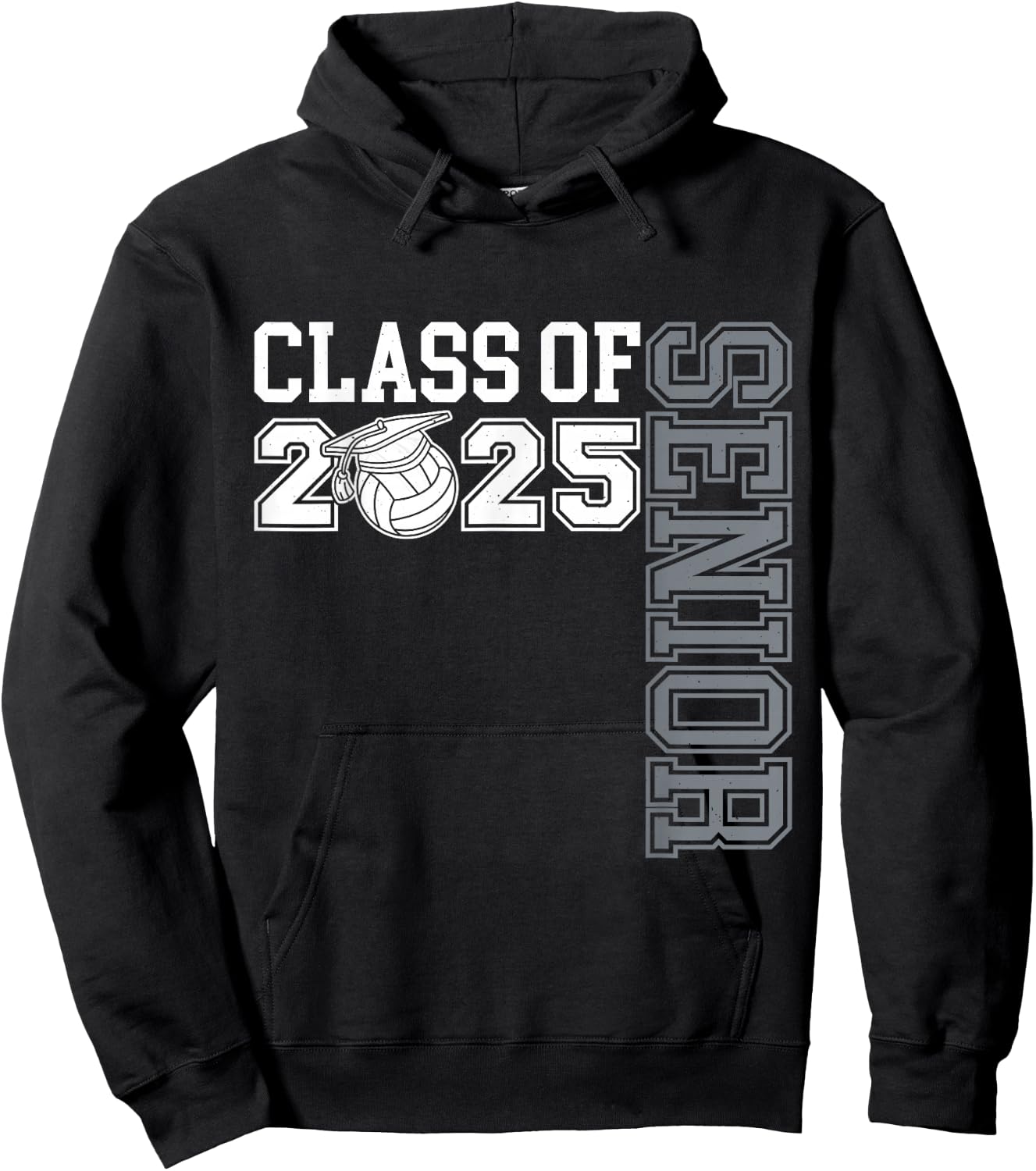 Class of 2025 Volleyball Senior Night Hoodie - Hoodie | Black