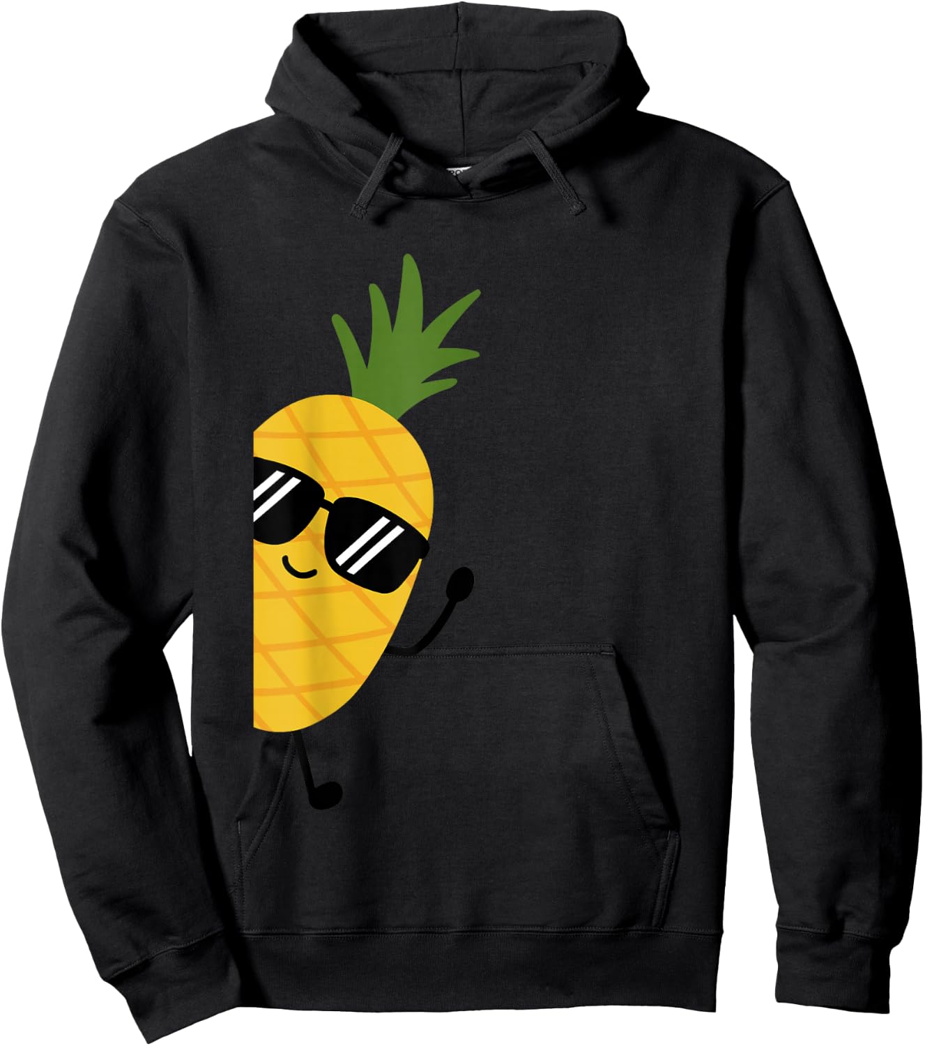 Kids Pineapple Shirt for Boys Or Girls | Cute Pineapple Gift Hoodie - Hoodie | Black