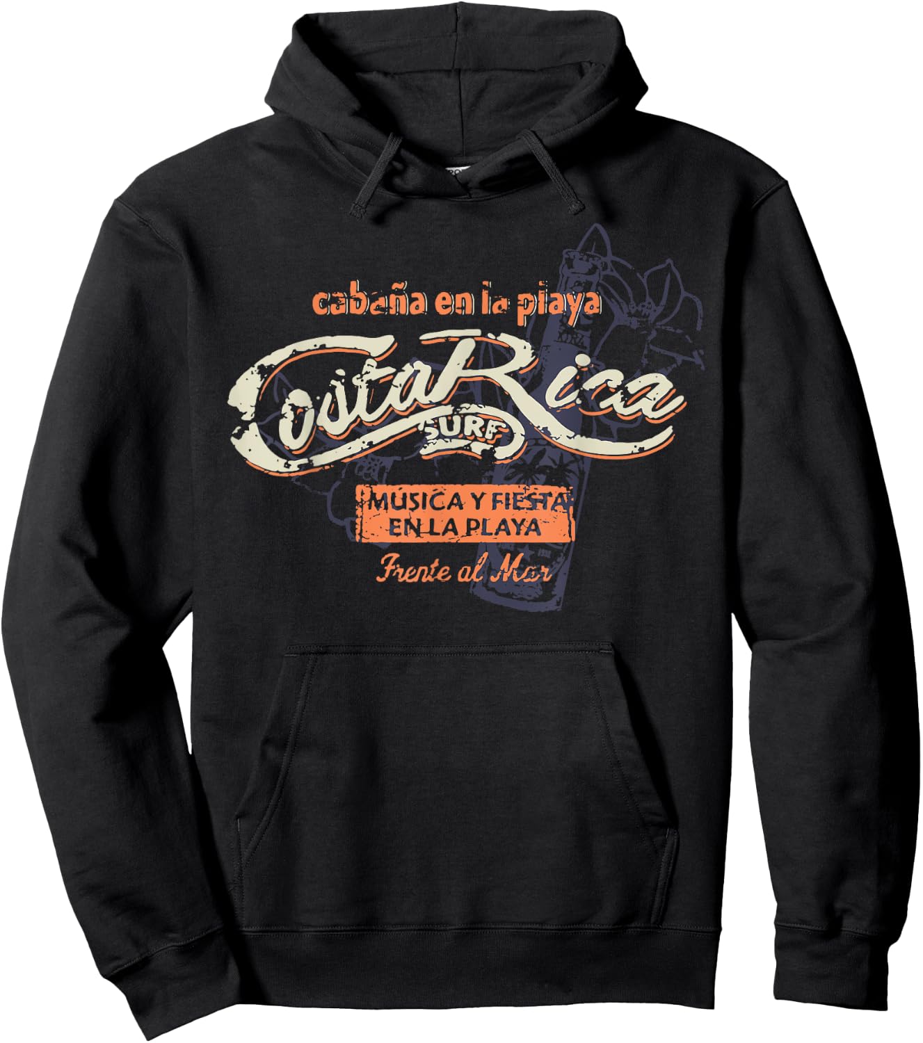 Costa Rica Pura Vida Lifestyle Costa Rican Fun Gift Hoodie - Hoodie | Black