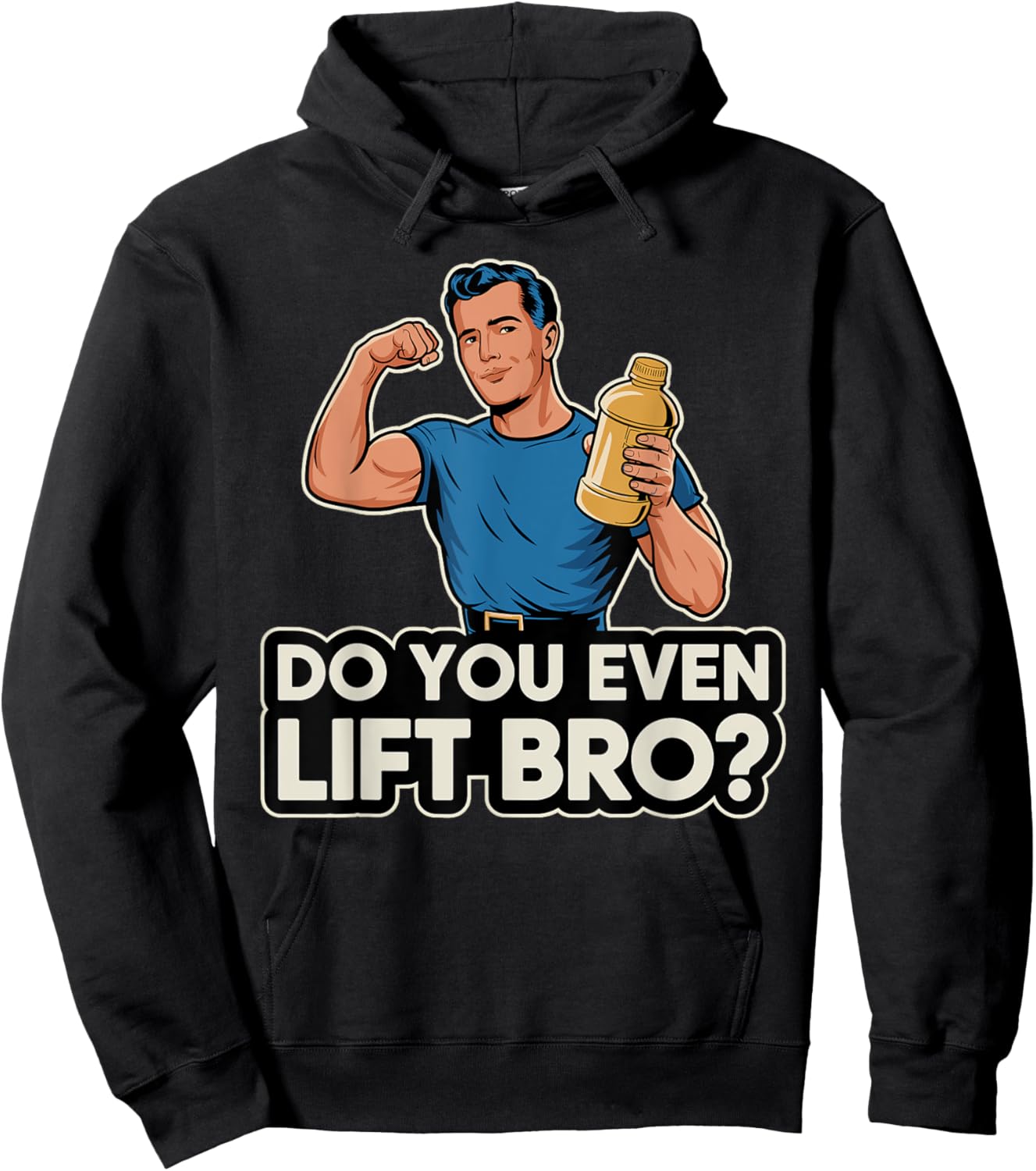 Do You Even Lift Bro Hoodie - Hoodie | Black