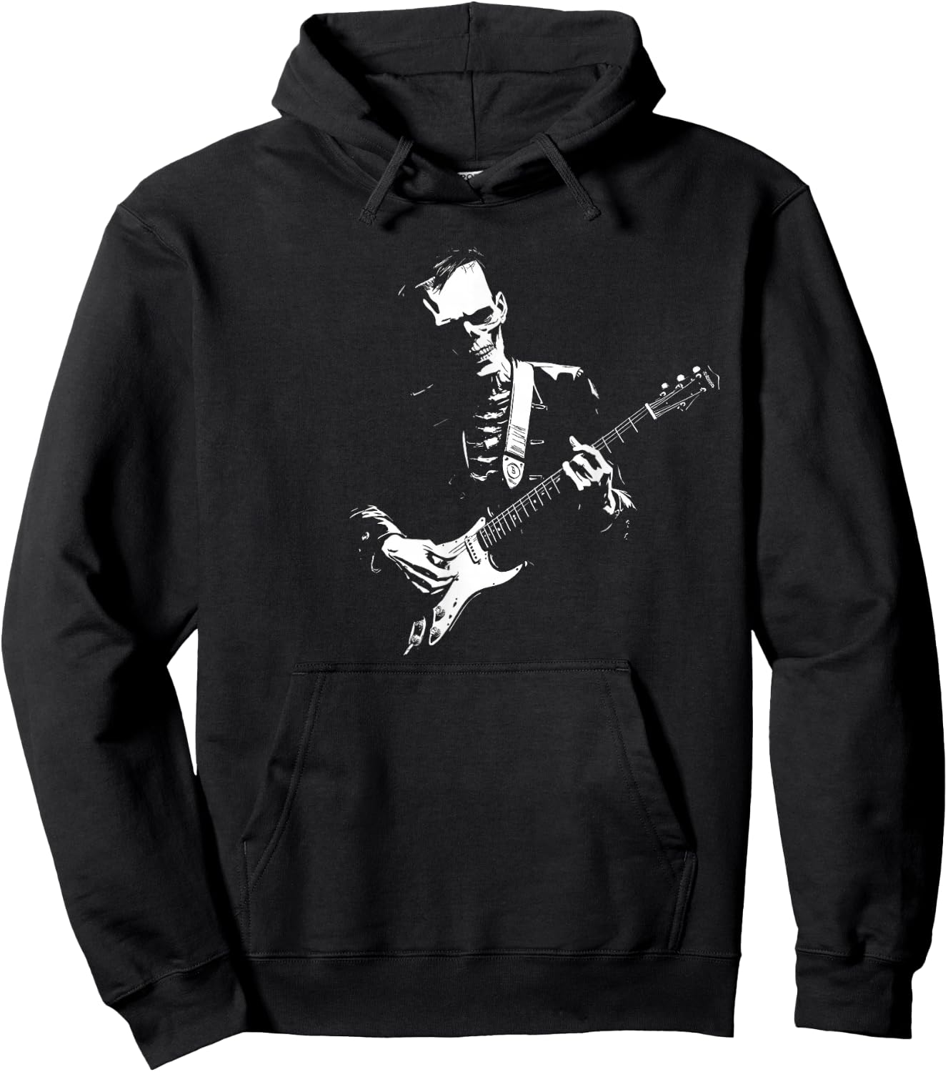 Frankenstein Guitar Player Hoodie - Hoodie | Black