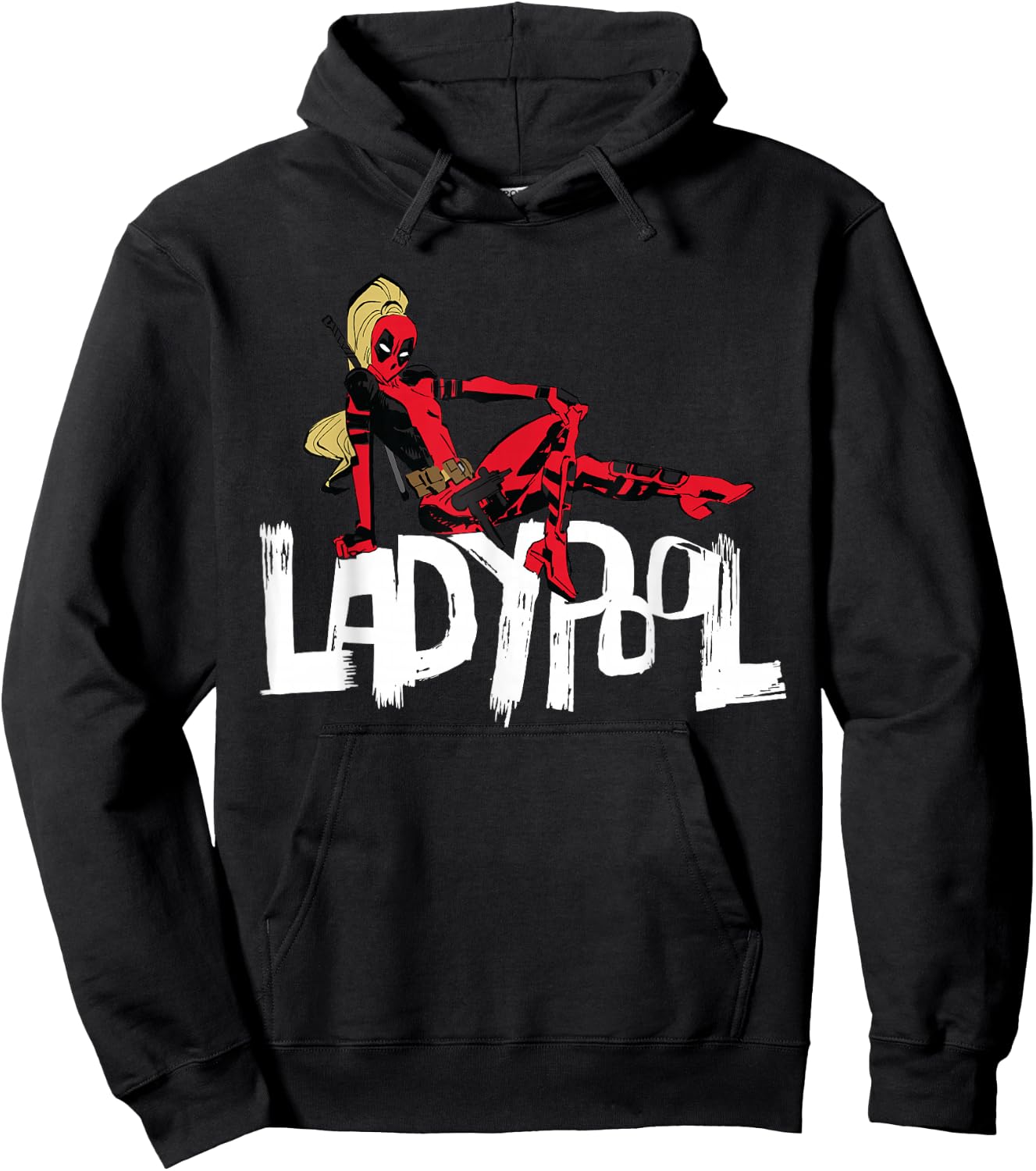 Marvel Studios Deadpool & Wolverine Ladypool Toony Art Hoodie - Hoodie | Black